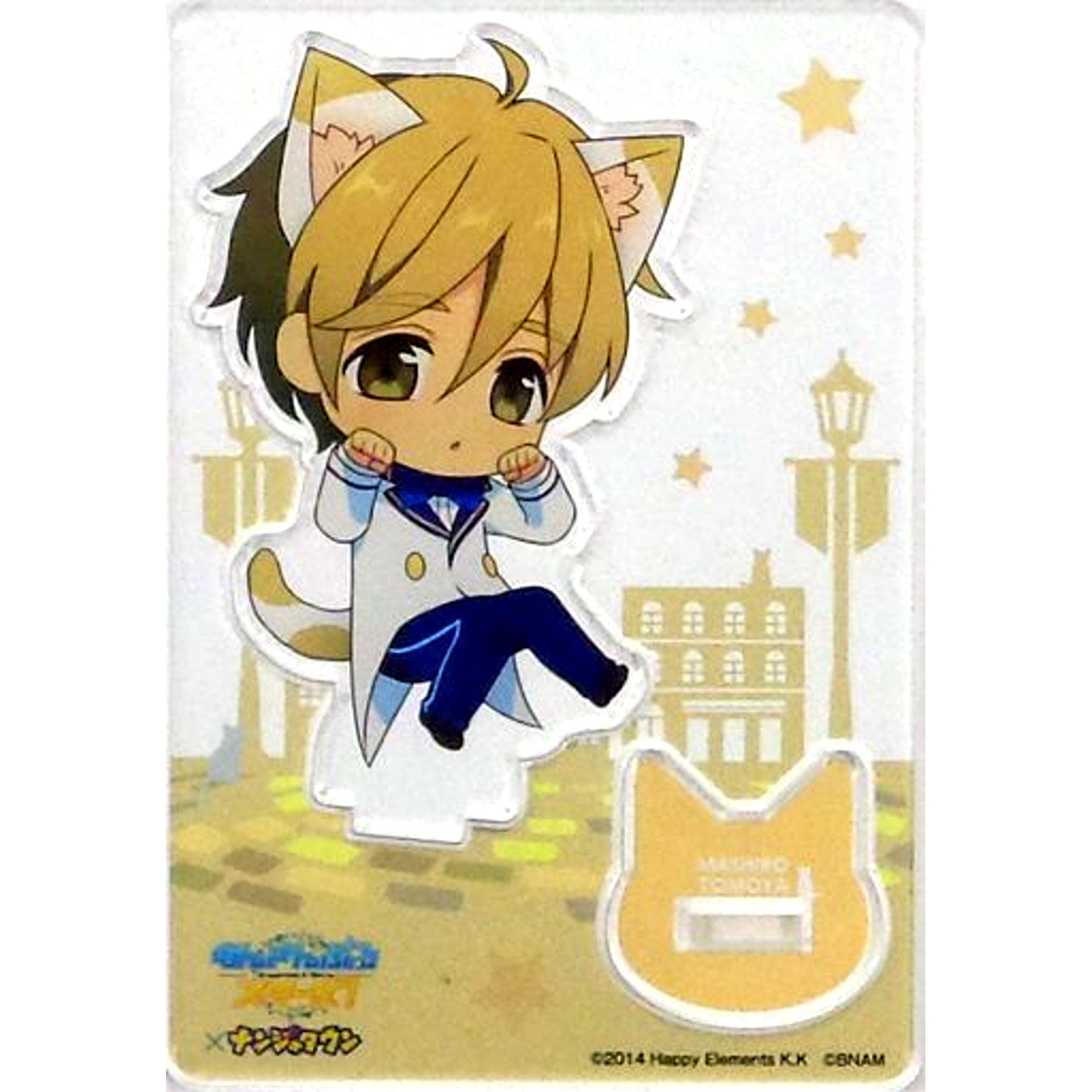 Tomoya Mashiro A Prize Ensemble Stars! in Namjatown Cat Festival Cat Live Garapon!! Acrylic Stand [USED]