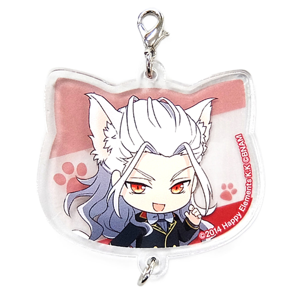 Nagisa Ran Ensemble Stars! Cat Shaped Acrylic Charm Collection C Namja Town: Cat Festival Limited Charm [USED]