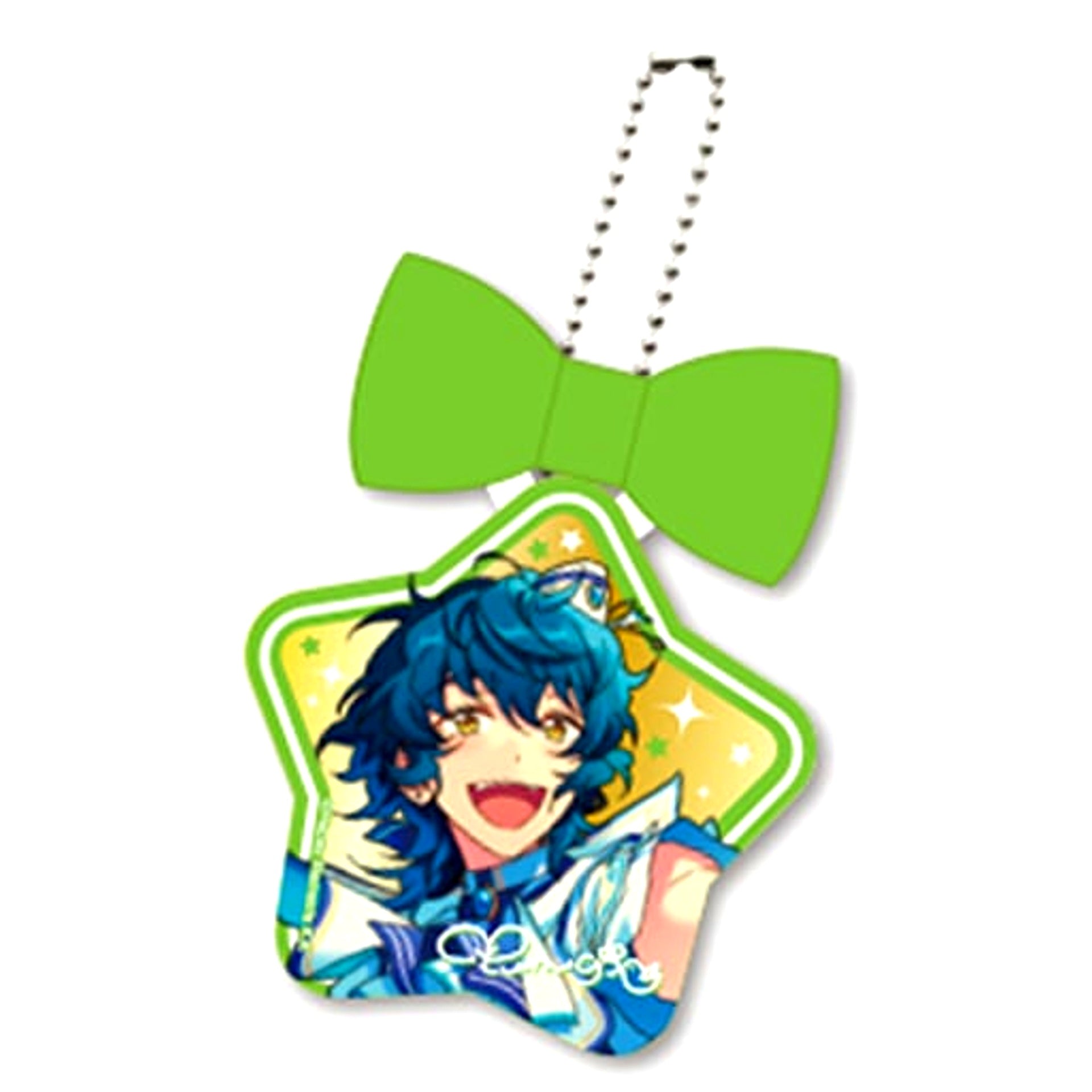 Tsumugi Aoba Ensemble Stars! Pika Pika Gold Acrylic Keychain Dbox [USED]