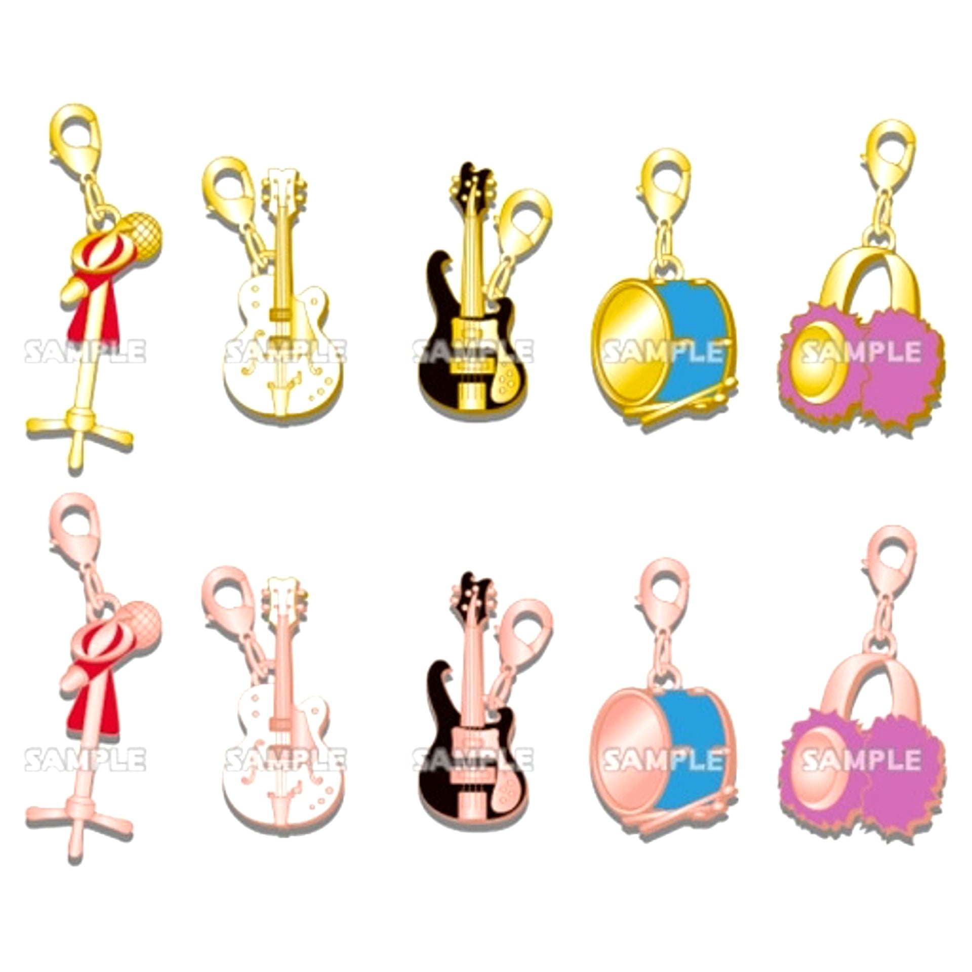 Set of 10 Hello, Happy World! BanG Dream! Girls Band Party! Charm Collection [USED]