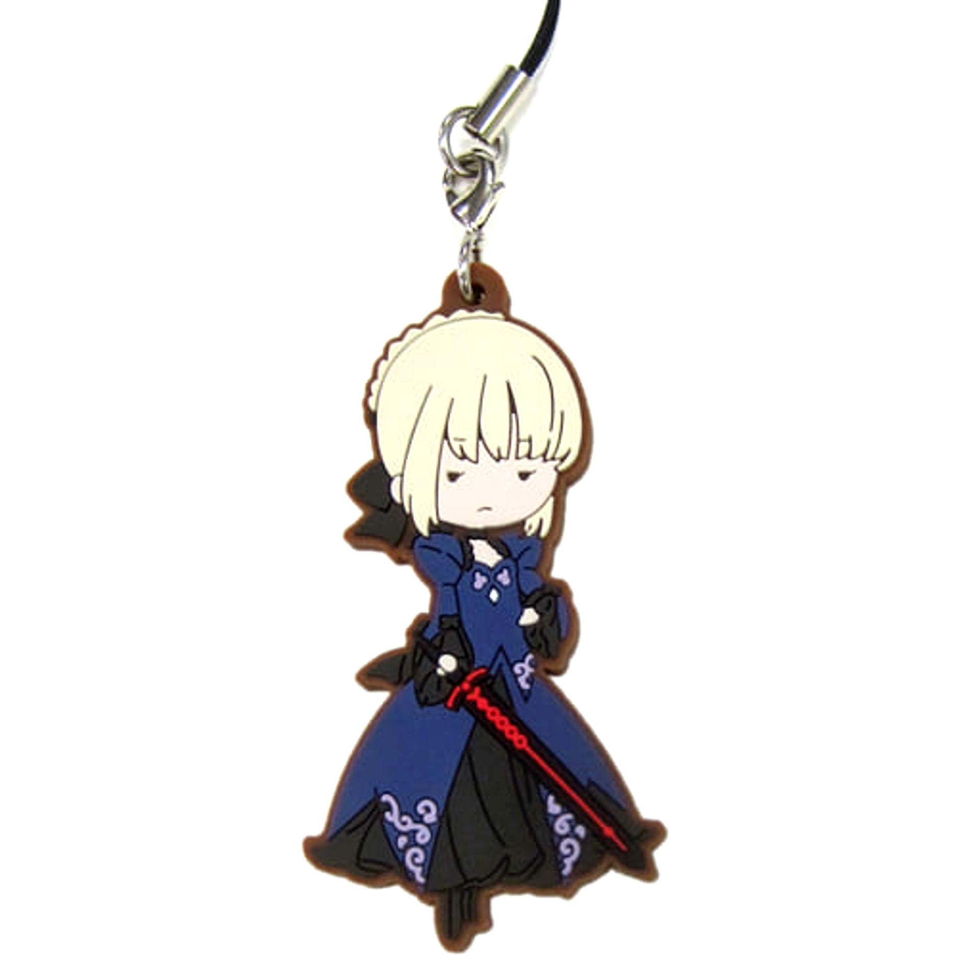 Fate/stay night: Heaven's Feel Saber Alter Ichiban Kuji Part 3 Rubber Charm Sugar Pouch Prize G Keychains [USED]