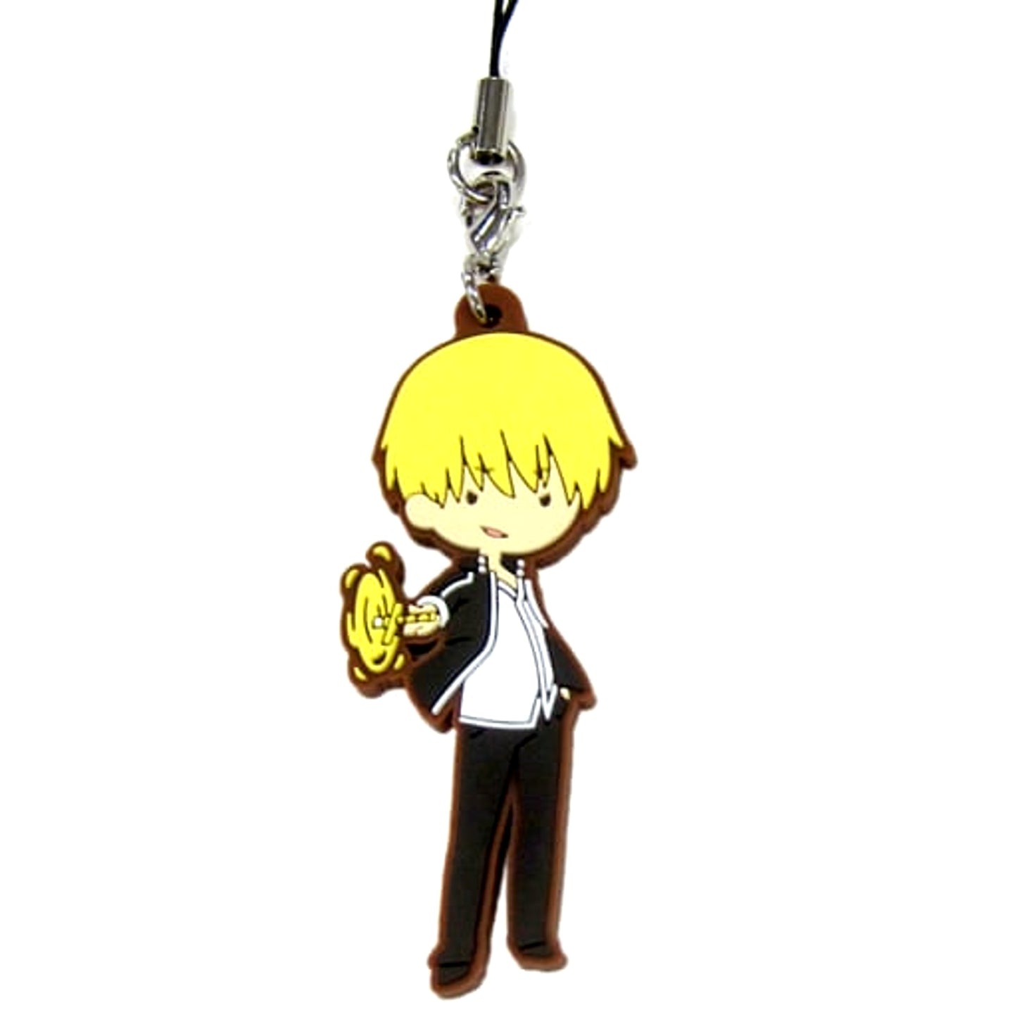 Fate/stay night: Heaven's Feel Gilgamesh Ichiban Kuji Part 3 Rubber Charm Sugar Pouch Prize G Keychains [USED]