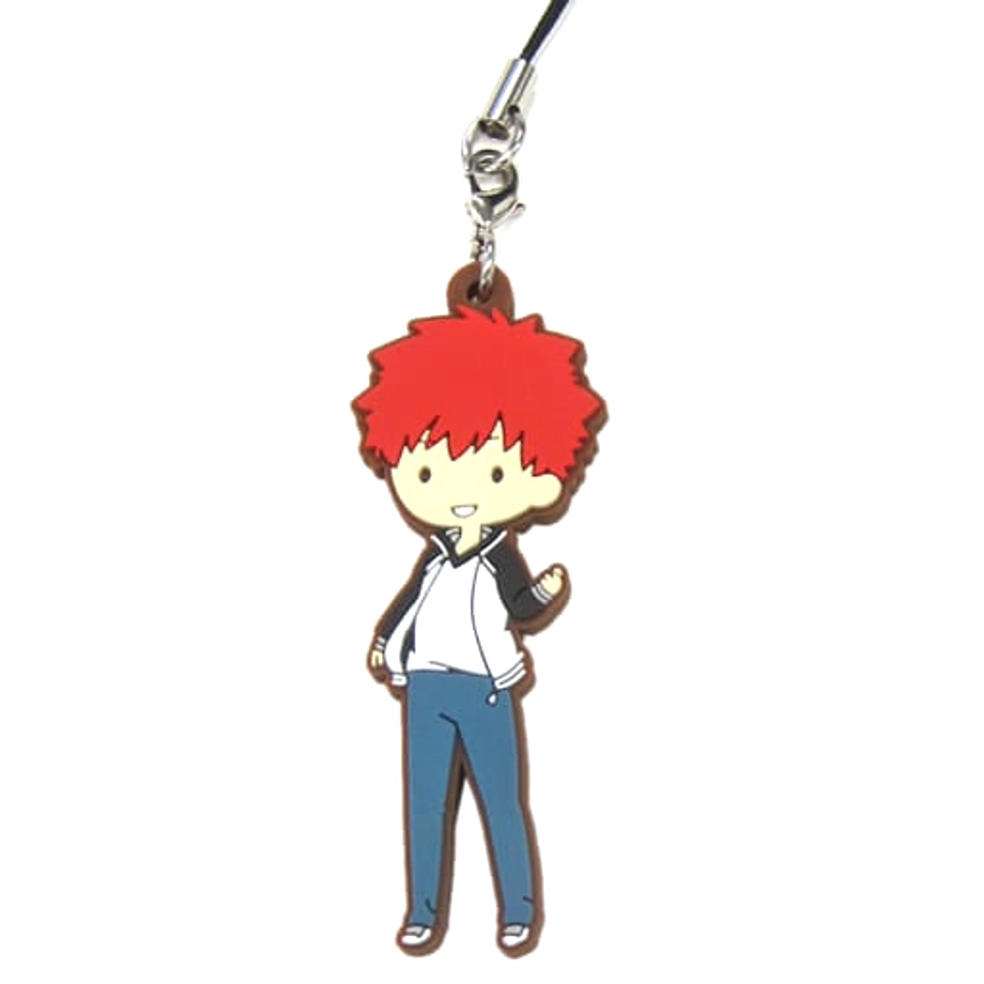 Fate/stay night: Heaven's Feel Shiro Emiya Ichiban Kuji Part 3 Rubber Charm Sugar Pouch Prize G Keychains [USED]