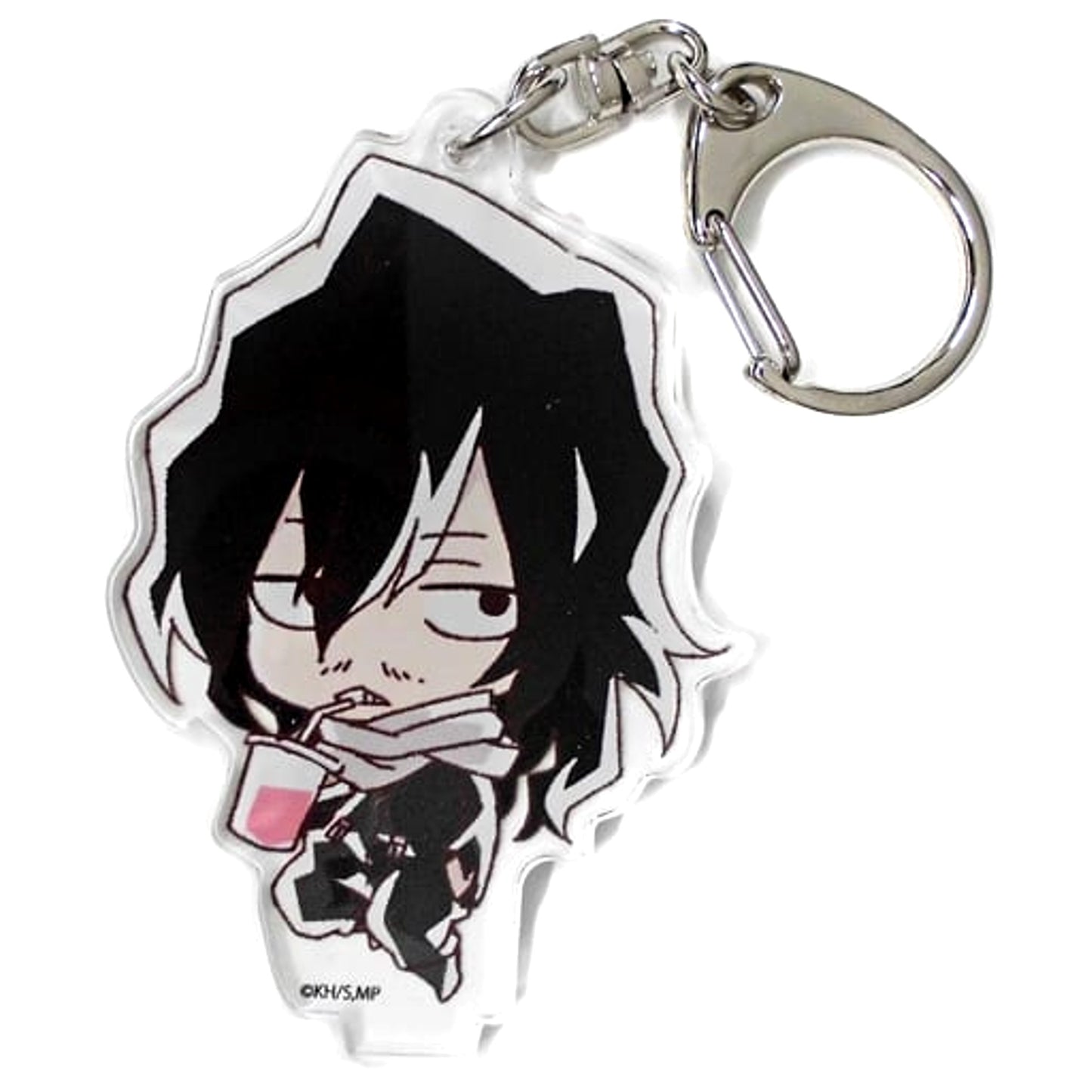 My Hero Academia Eraser Head Chara Dri!! Pro Hero Acrylic Keychain Collabo Cafe Honpo Limited Keychains [USED]