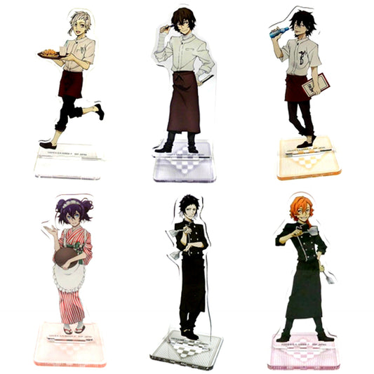 Set of 6 Bungo Stray Dogs Dead Apple x Enterbell Acrylic Stand [USED]