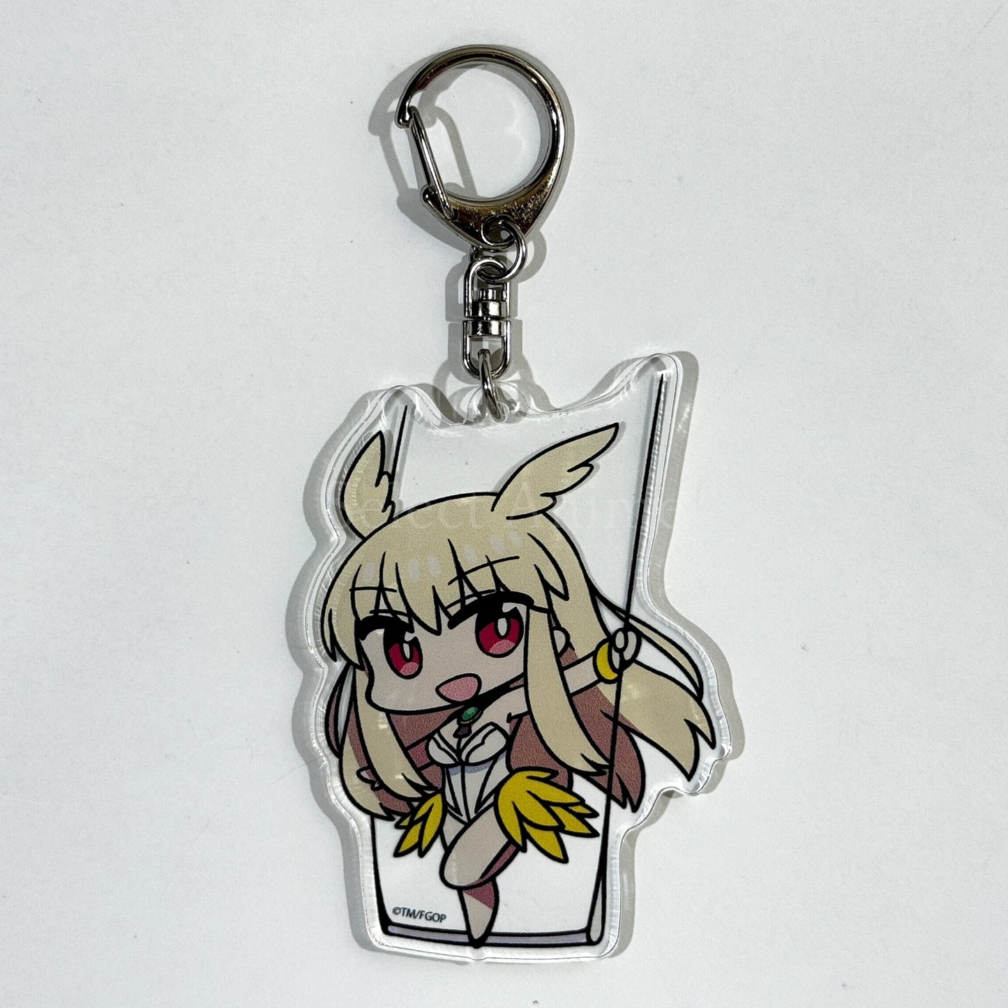 Fate/Grand Order Valkyrie Thrud Lancer CHANxCO Illustrated SD Acrylic Keychain FGO Winter Festival 2018-2019 Traveling Grand Circus! [USED]