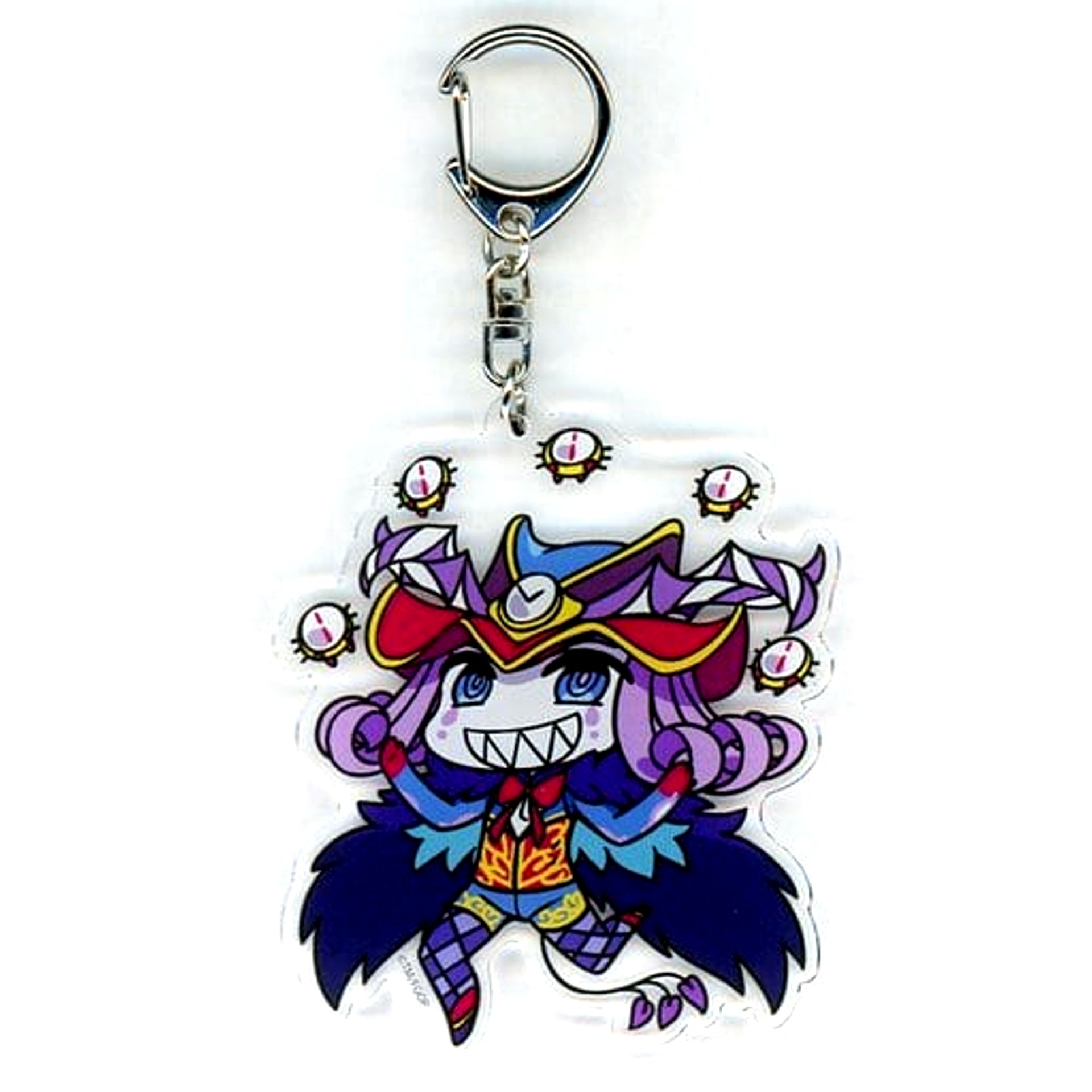 Fate/Grand Order Mephistopheles Caster CHANxCO Illustrated SD Acrylic Keychain FGO Winter Festival 2018-2019 Traveling Grand Circus! [USED]
