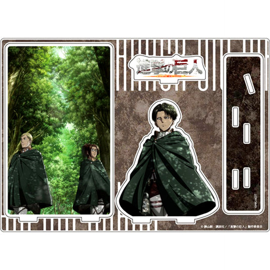Levi & Erwin & Hange F. Acrylic Diorama Attack on Titan [USED]