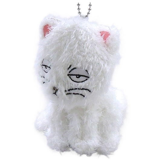 Gintama Cat Gintoki Big Stuffed Toy that Can Be Attached To Bag Keychains [USED]