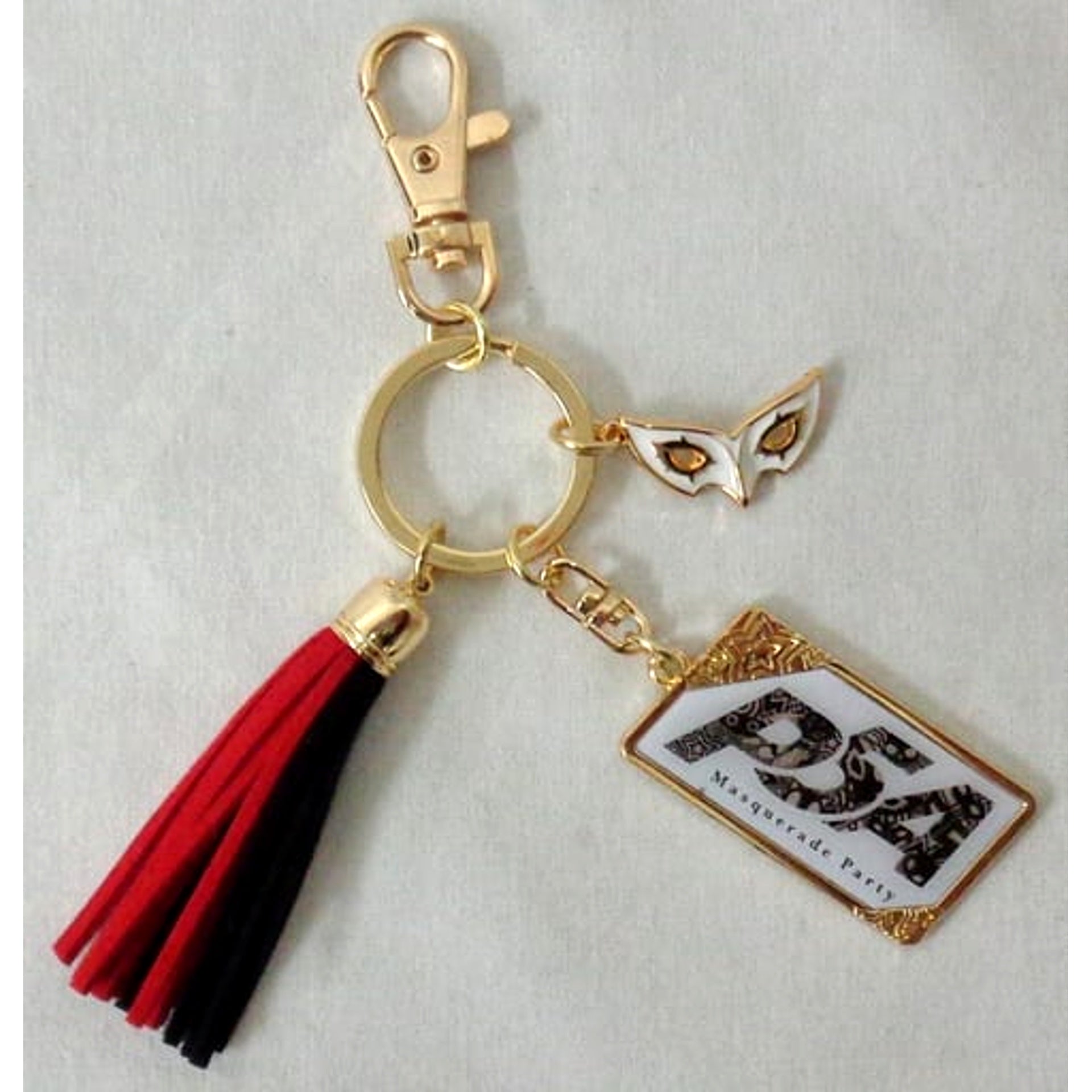 Persona 5: The Animation Detective Daylight Event Logo Charm Masquerade Party Charm [USED]
