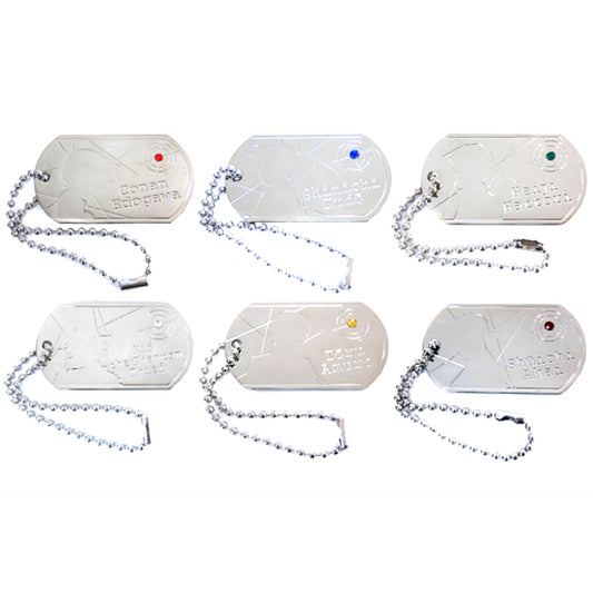 Set of 6 Detective Conan Dog Tag Collection [USED]