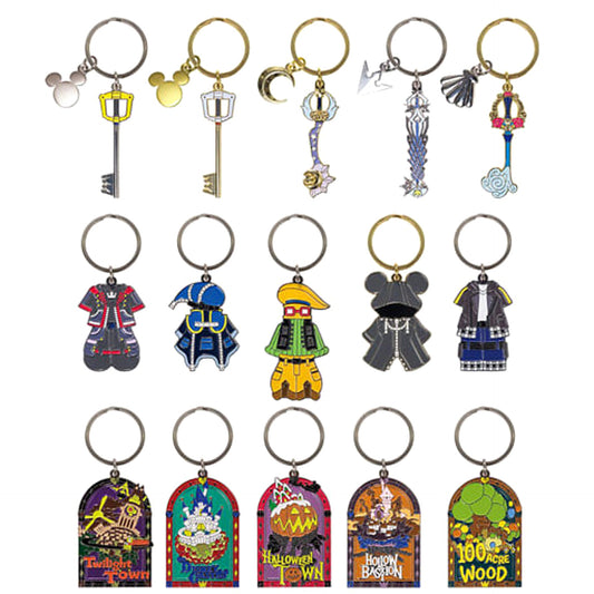 Kingdom Hearts Key Blade & Others All 15 Types Set Ichiban Kuji Charm Collection Prize G Charm [USED]