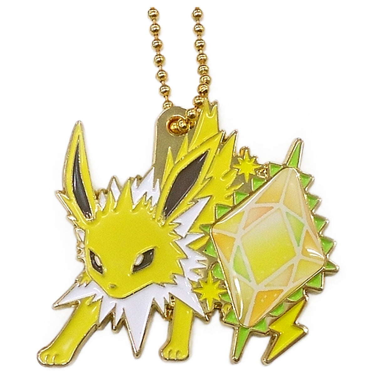 Jolteon Pokemon Ichiban Kuji Eievui & Crystal Drops Metal Charm Prize G Charm [USED]