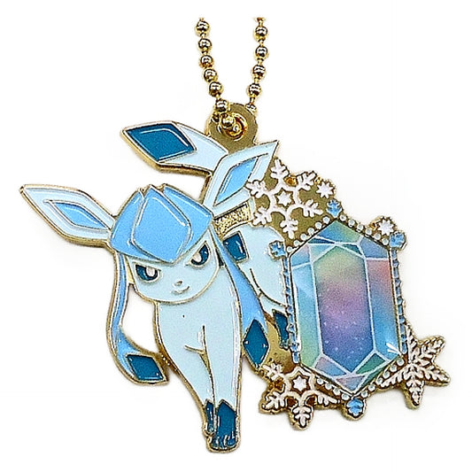 Glaceon Pokemon Ichiban Kuji Eievui & Crystal Drops Metal Charm Prize G Charm [USED]