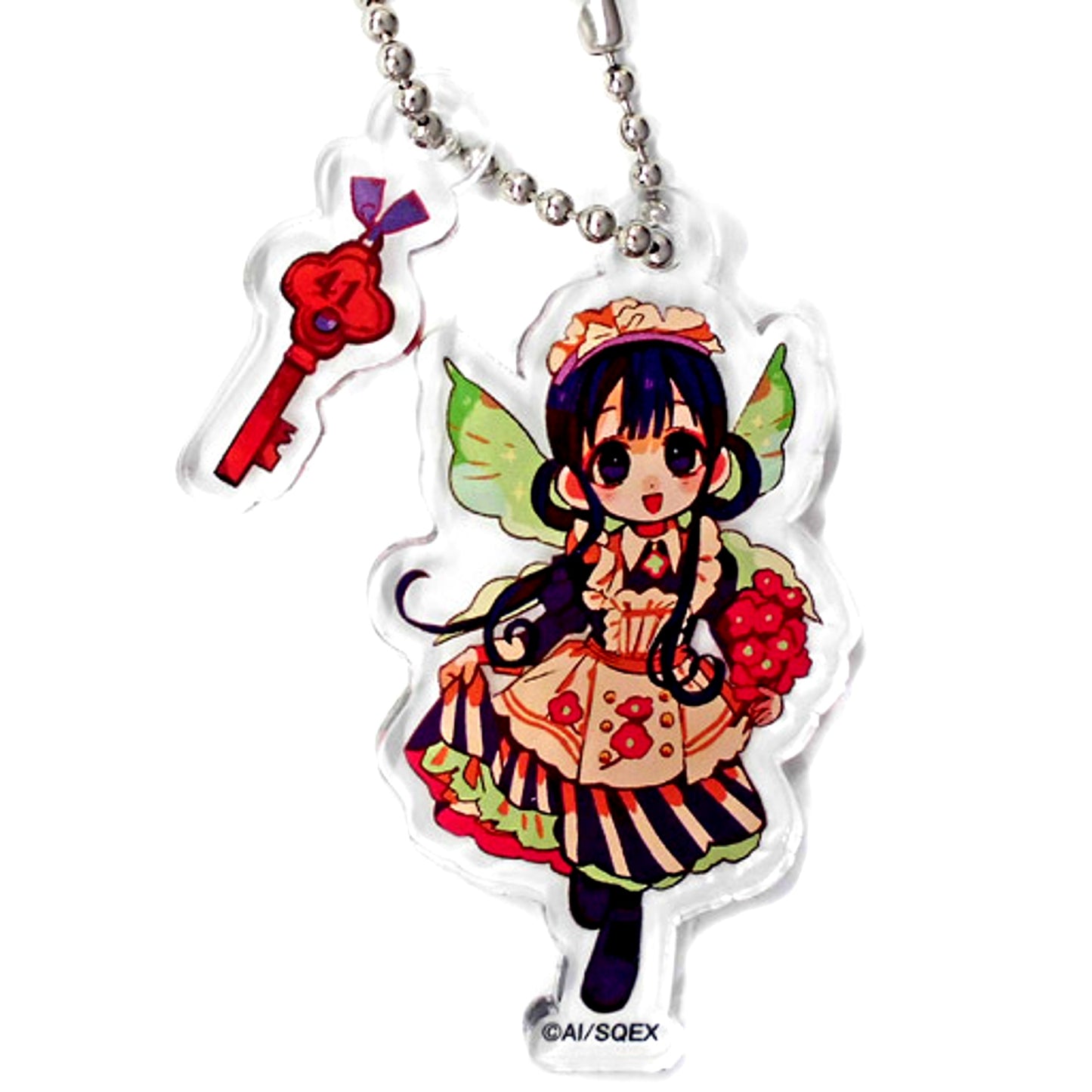 Aoi Akane Toilet-bound Hanako-kun Trading Acrylic Keychain GHOST HOTEL'S CAFE [USED]
