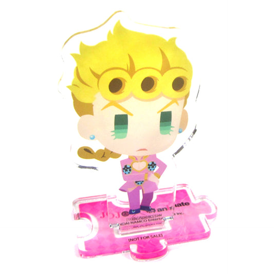 Giorno Giovanna JoJo's Pitter-Patter Pop Design Acrylic Stand Bonus Item for Blu-ray/DVD JoJo's Bizarre Adventure Golden Wind Vol. 1 Animate [USED]