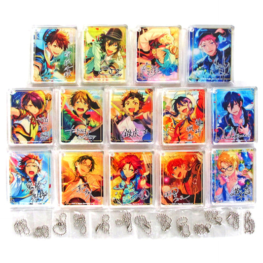 Set of 14 Ensemble Stars! CoLotta Trading Acrylic Plate Keychain vol.2 Group A animate cafe [USED]