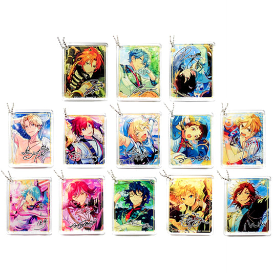 Set of 13 Ensemble Stars! CoLotta Trading Acrylic Plate Keychain vol.2 Group B animate cafe [USED]