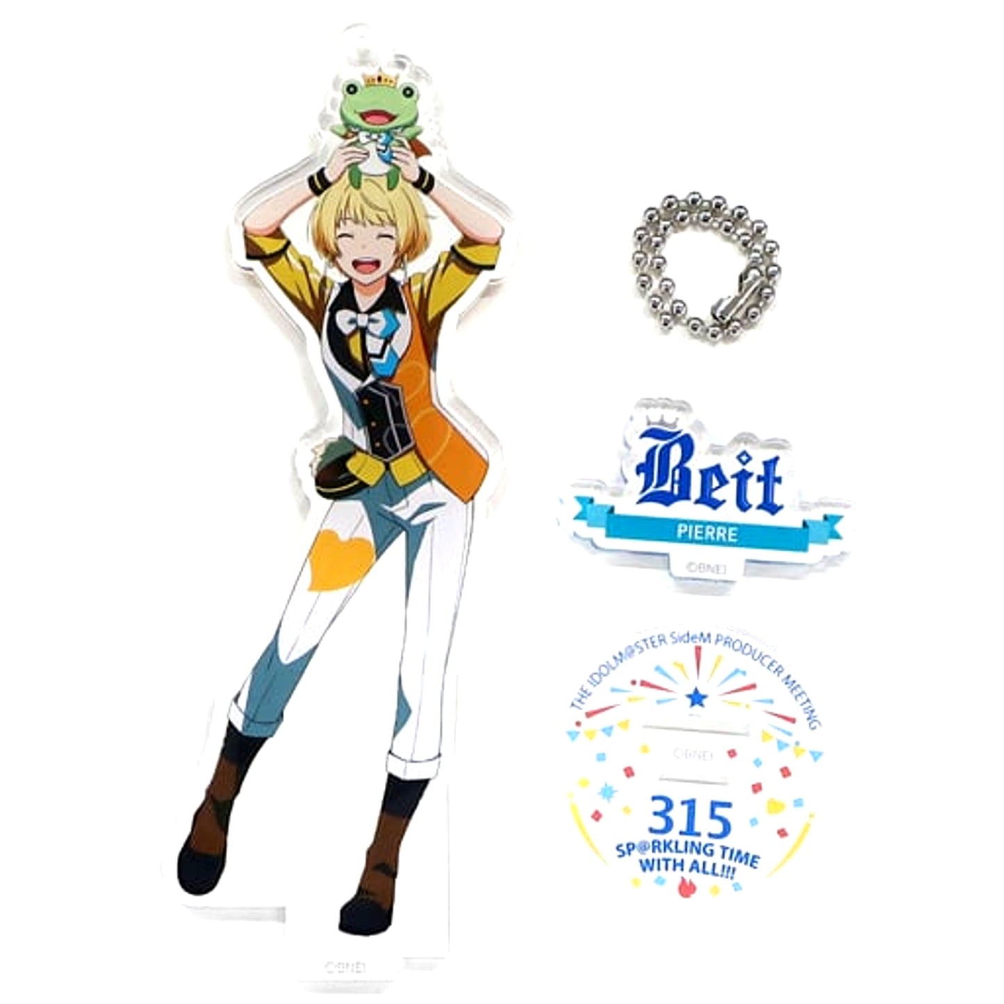Pierre THE IDOLM@STER SideM Official Acrylic Stand Keychain PRODUCER MEETING 315 SPARKLING TIME WITH ALL [USED]