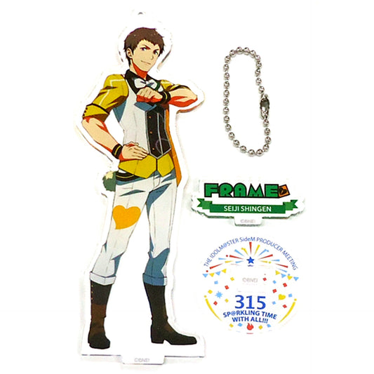 Seiji Shingen THE IDOLM@STER SideM Official Acrylic Stand Keychain PRODUCER MEETING 315 SP@RKLING TIME WITH ALL!!! [USED]