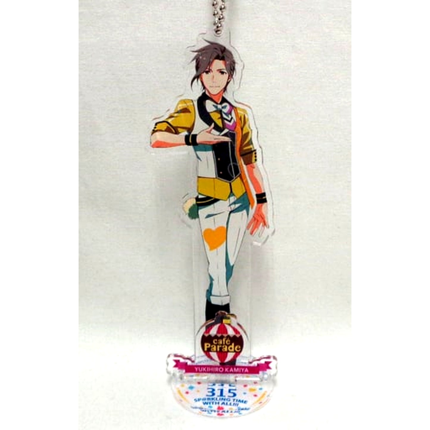 Yukihiro Kamiya THE IDOLM@STER SideM Official Acrylic Stand Keychain PRODUCER MEETING 315 SPARKLING TIME WITH ALL [USED]