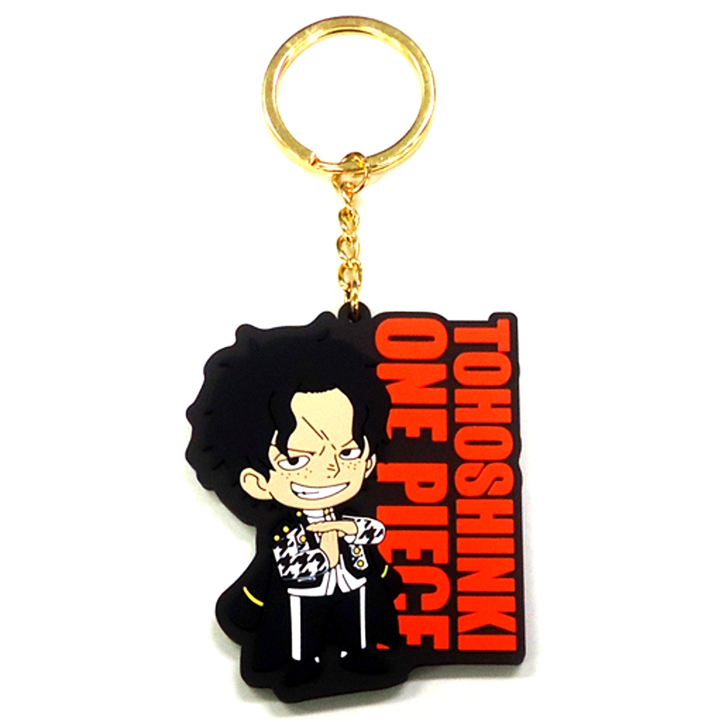 Portgas D. Ace TVXQ Tohoshinki x One Piece LIVE TOUR 2018 TOMORROW Rubber Keychain [USED]
