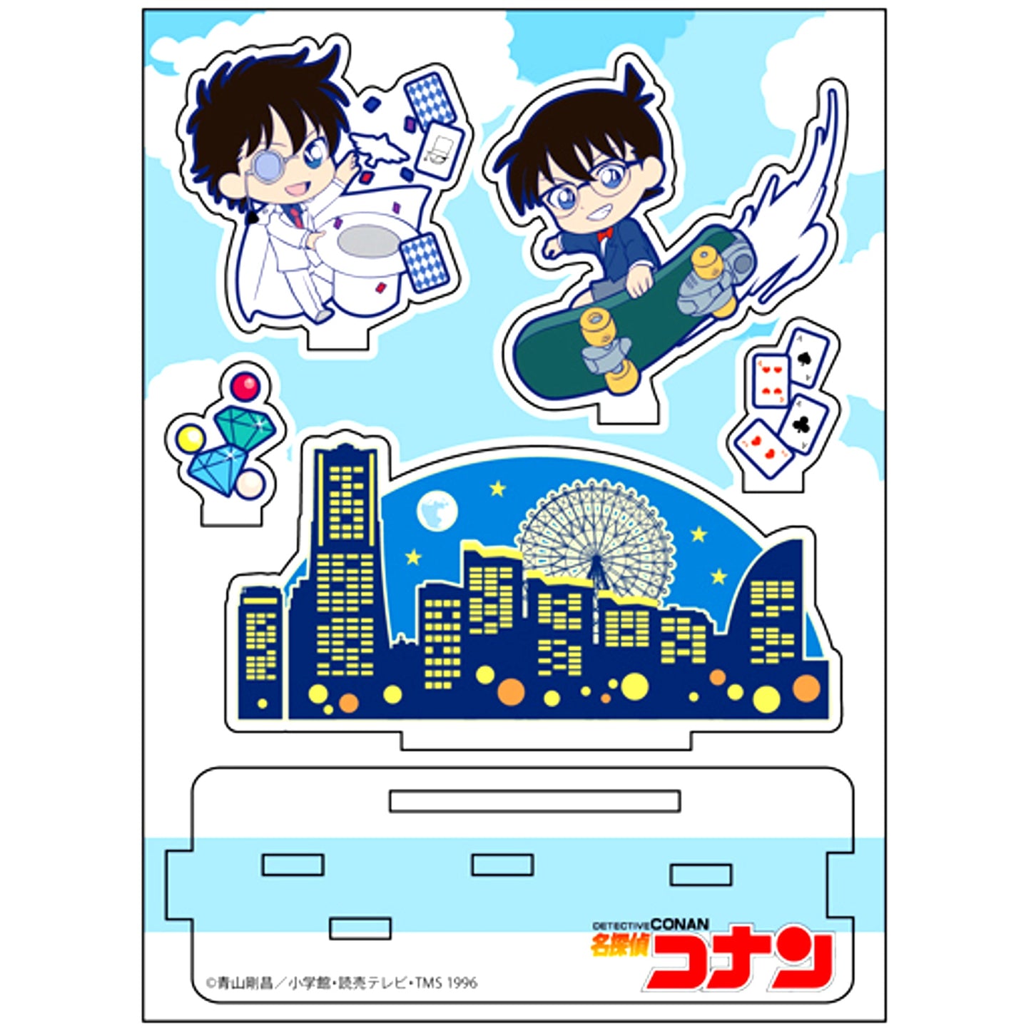 Conan Edogawa vs Kaito Kid Detective Conan Assembly Acrylic Stand [USED]
