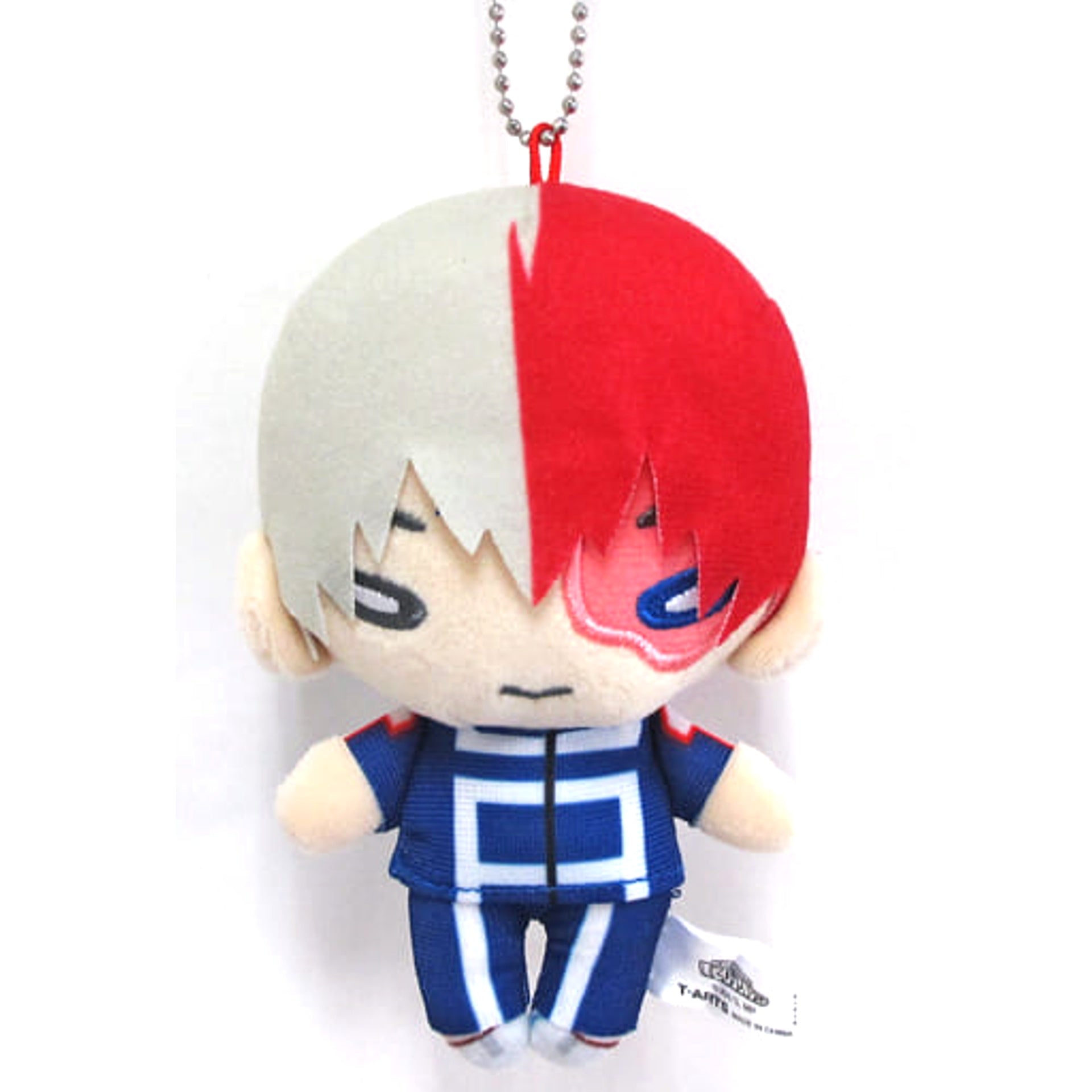 My Hero Academia Shoto Todoroki Gym Suit Nitotan Shoto Todoroki Plush Toy with Ball Chain Jump Shop Limited Plush [USED]