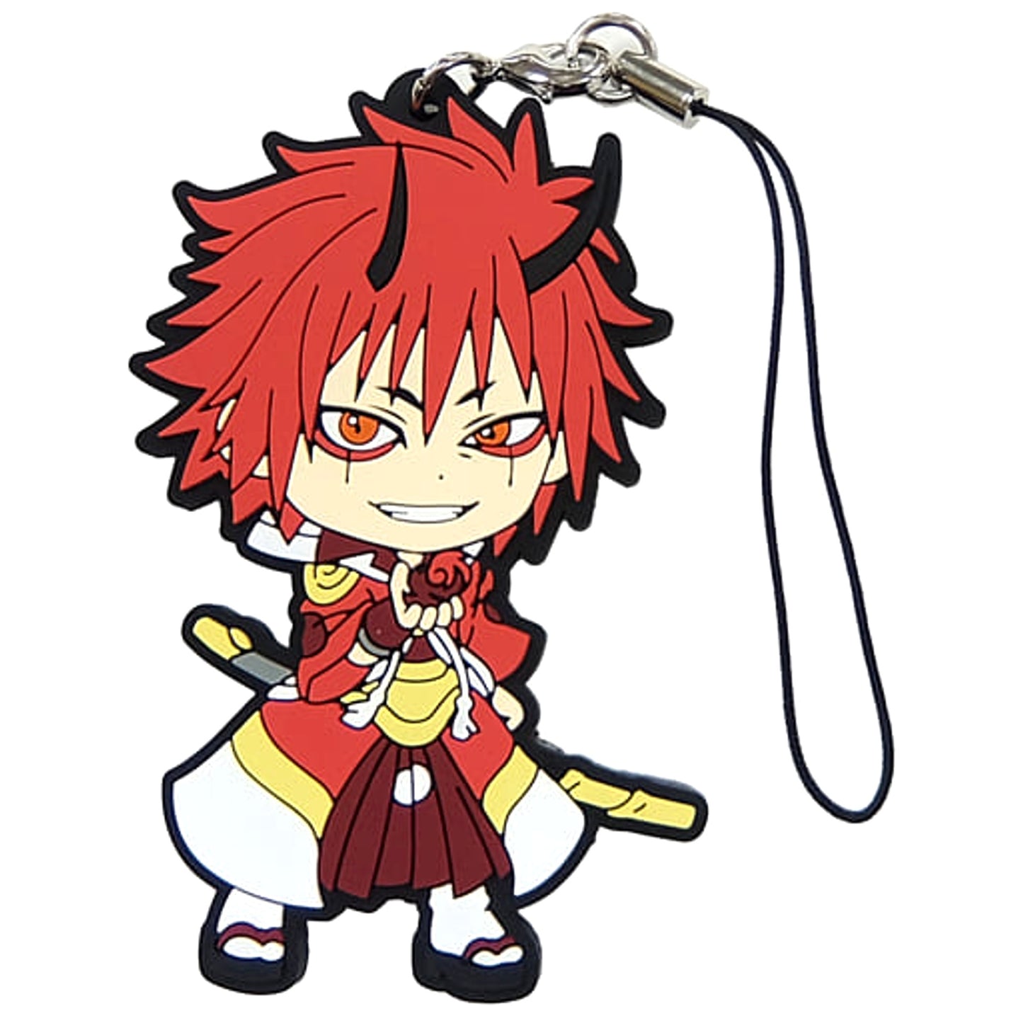 That Time I Got Reincarnated as a Slime Benimaru Many Friends Ver. Ichiban Kuji Slime life has begun. Rubber Charm Kyunchara Illustrations Prize F [USED]