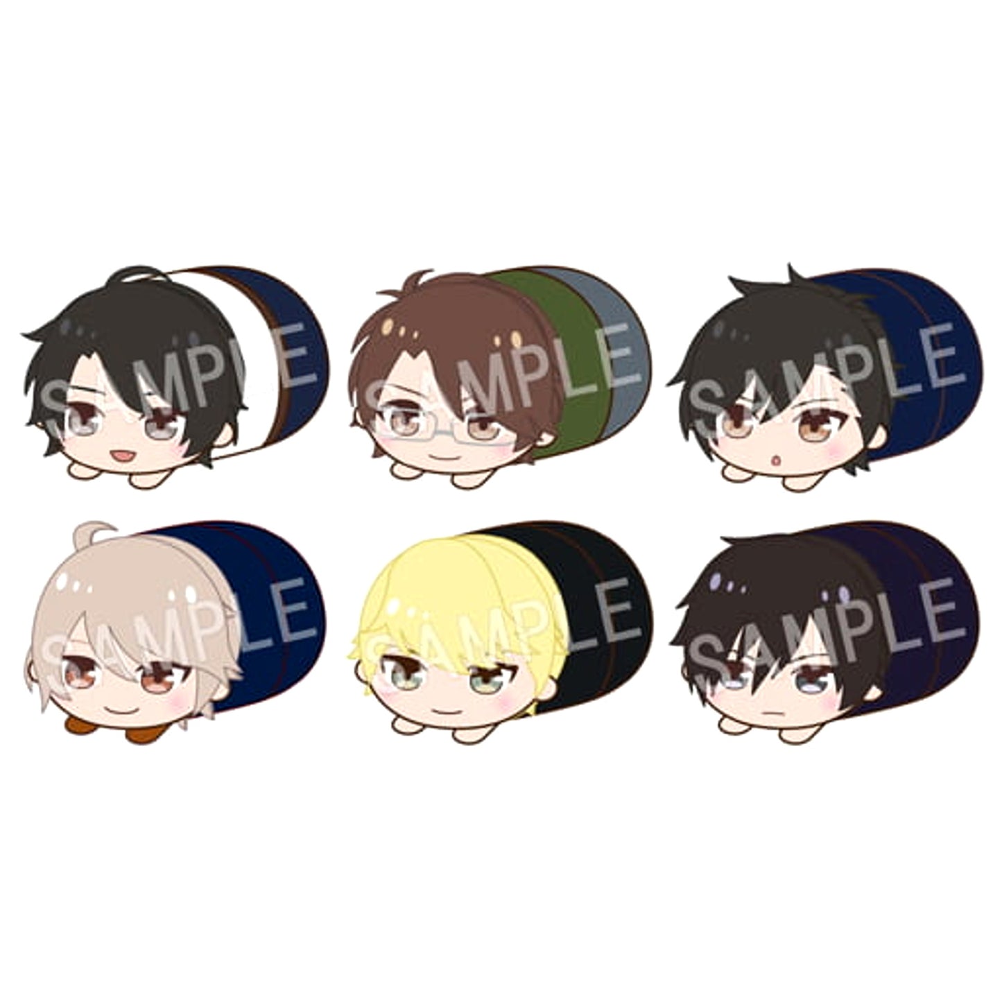 Daisuke Seki & Others Stand My Heroes All 6 Types Set Mochikororin Plush Mascot Vol.3 [USED]
