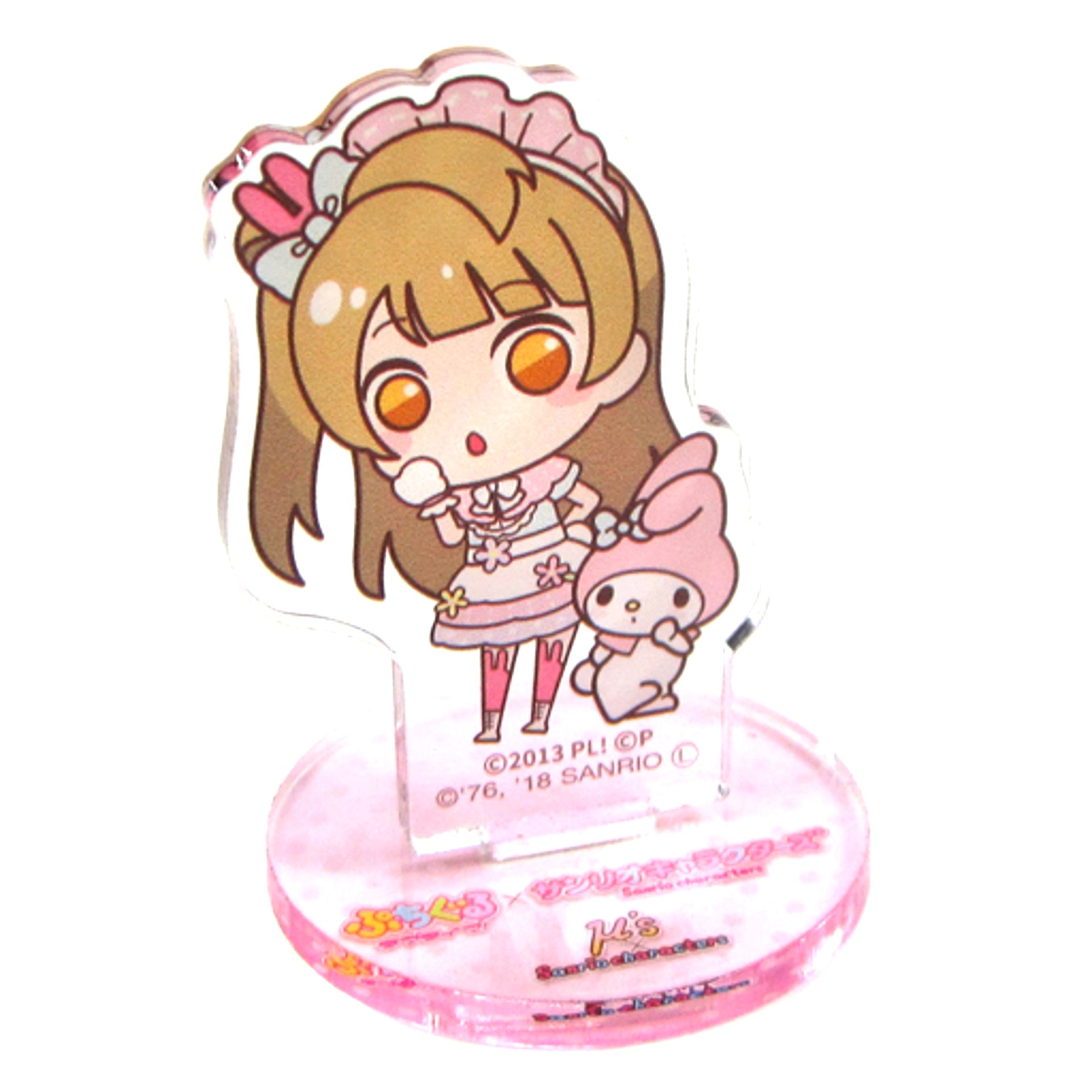 Kotori Minami & My Melody Puchiguru Love Live! x Sanrio Characters Mini Acrylic Stand Mu's [USED]