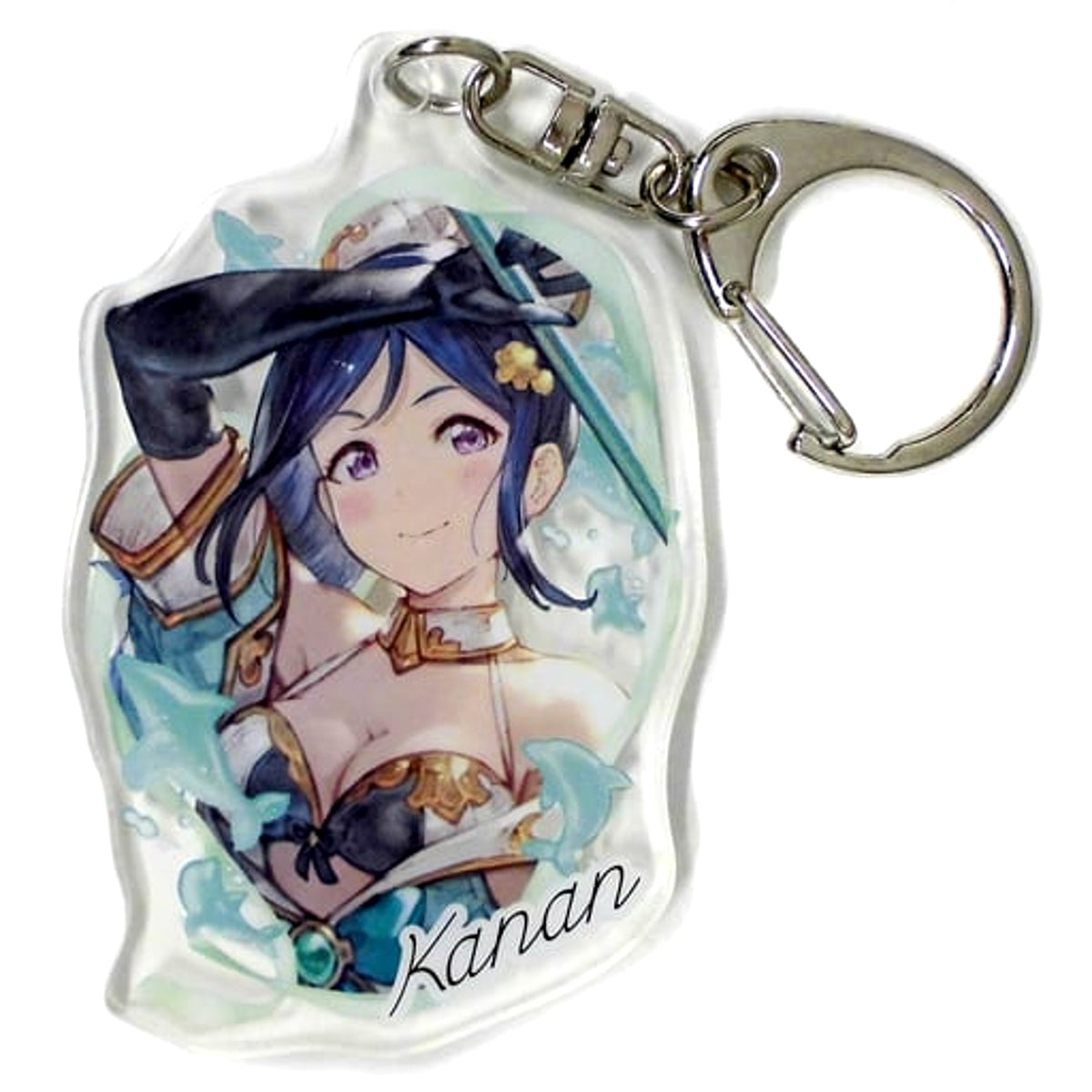 Granblue Fantasy x Love Live! Sunshine!! Kanan Matsuura Acrylic Keychain Keychains [USED]