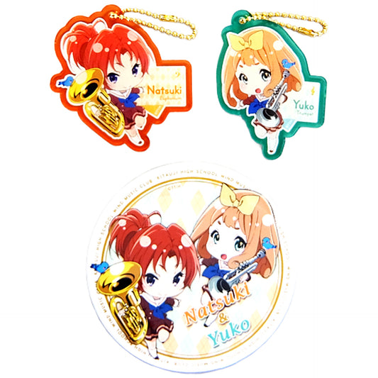 Natsuki Nakagawa Yuko Yoshikawa Sound! Euphonium: Our Promise: A Brand New Day Winter Ensemble Acrylic Charm Set C95 Limited Charm [USED]