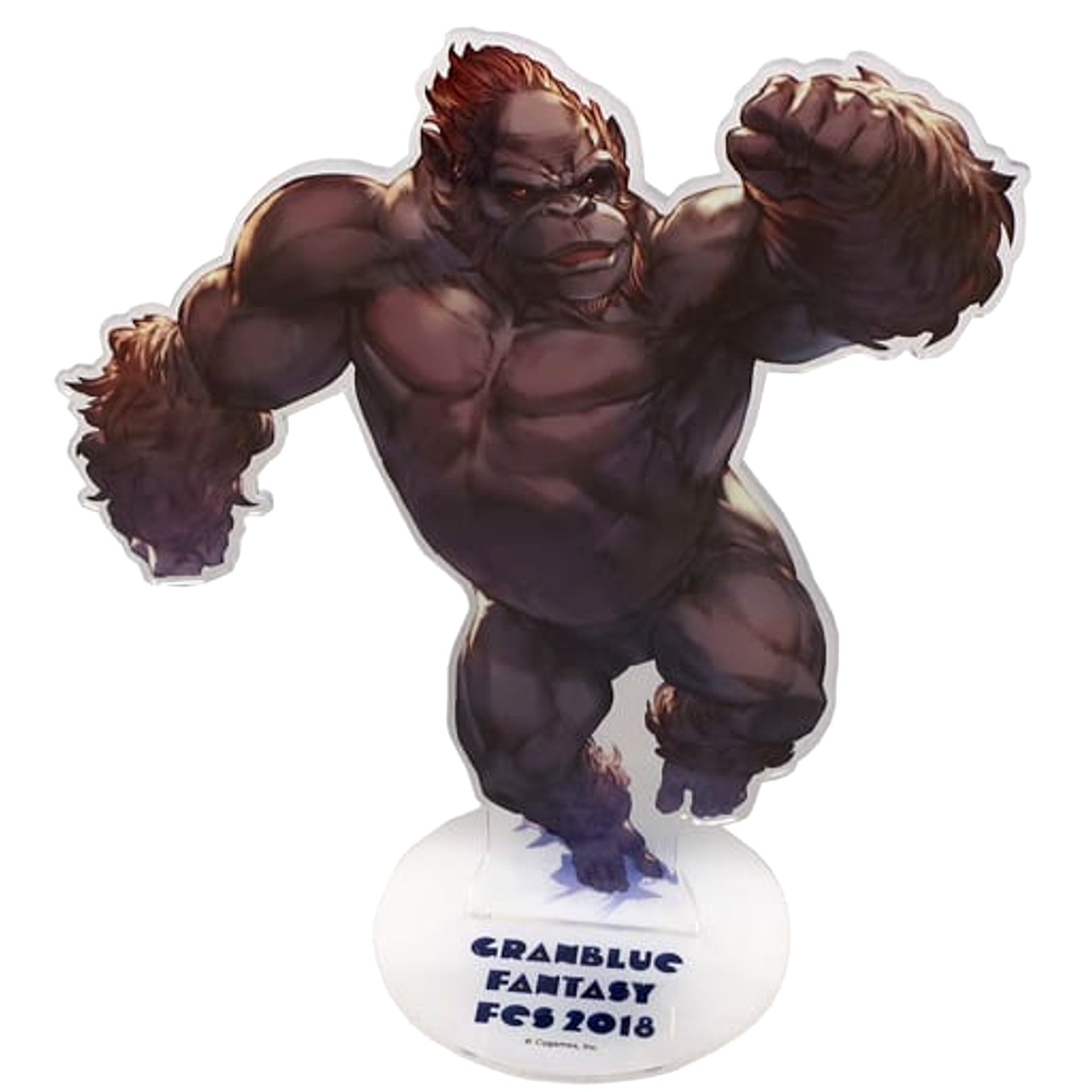Granblue Fantasy Gorilla Acrylic Stand G Granblue Fes 2018 Limited Acrylic Stands [USED]