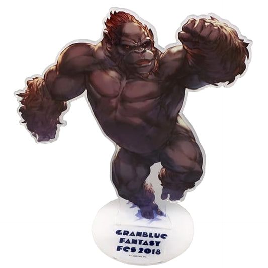 Granblue Fantasy Gorilla Acrylic Stand G Granblue Fes 2018 Limited Acrylic Stands [USED]