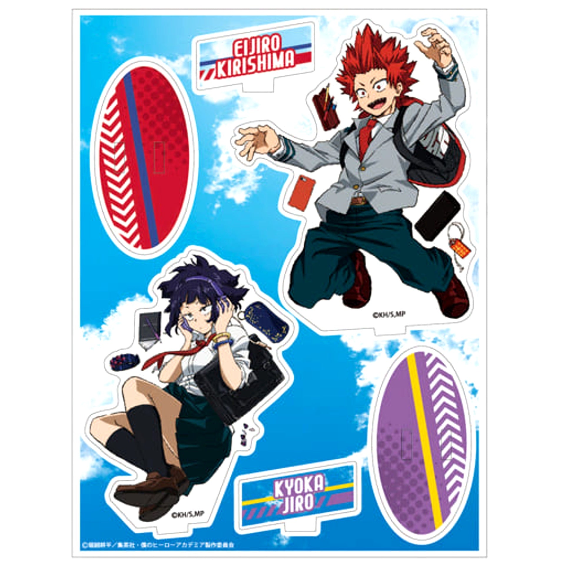 My Hero Academia Eijirou Kirishima Kyoka Jiro D Acrylic Stand Acrylic Stands [USED]