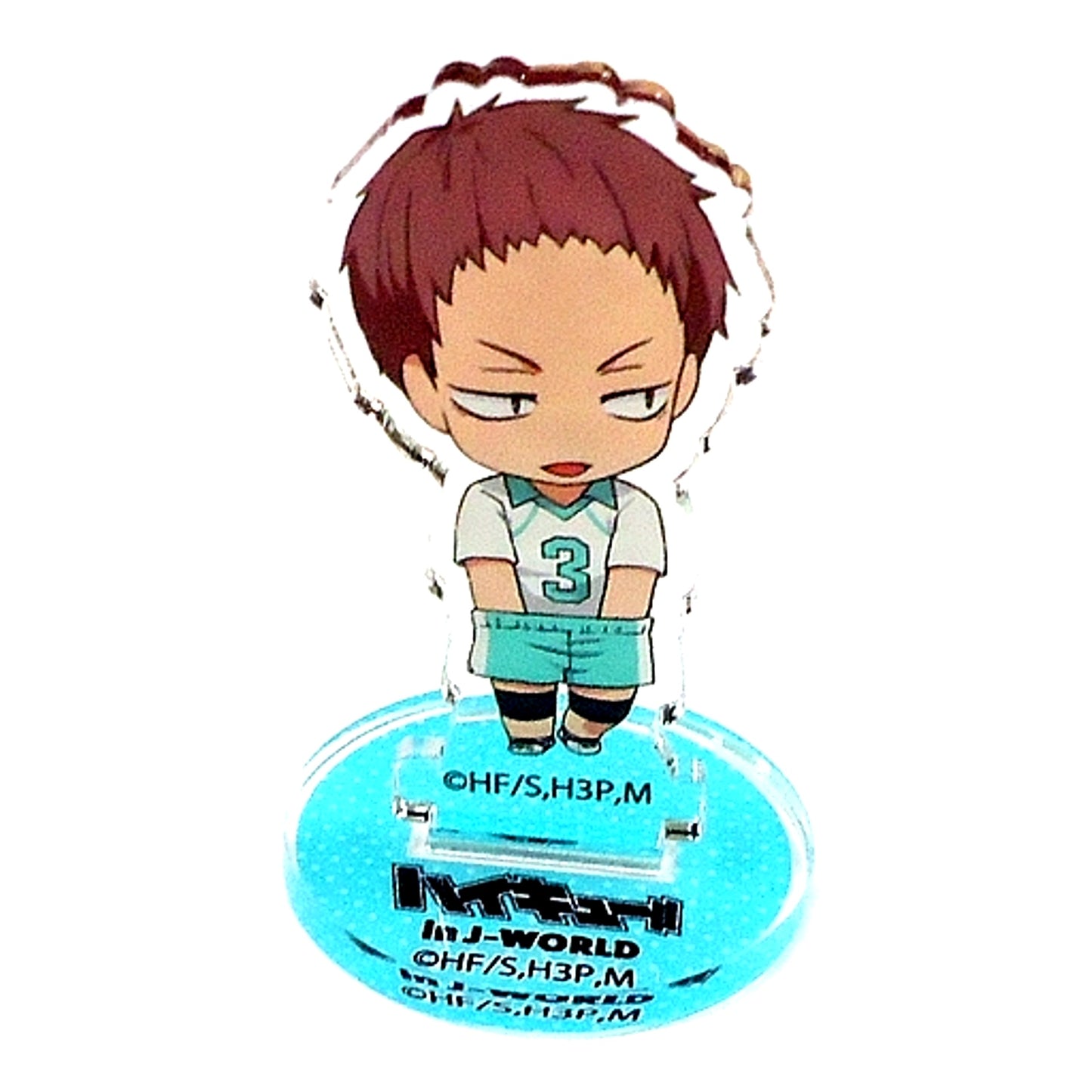 Takahiro Hanamaki Haikyu!! Aoba Johsai Festival 2019 in J-WORLD TOKYO Acrylic Stand Aoba Johsai [USED]