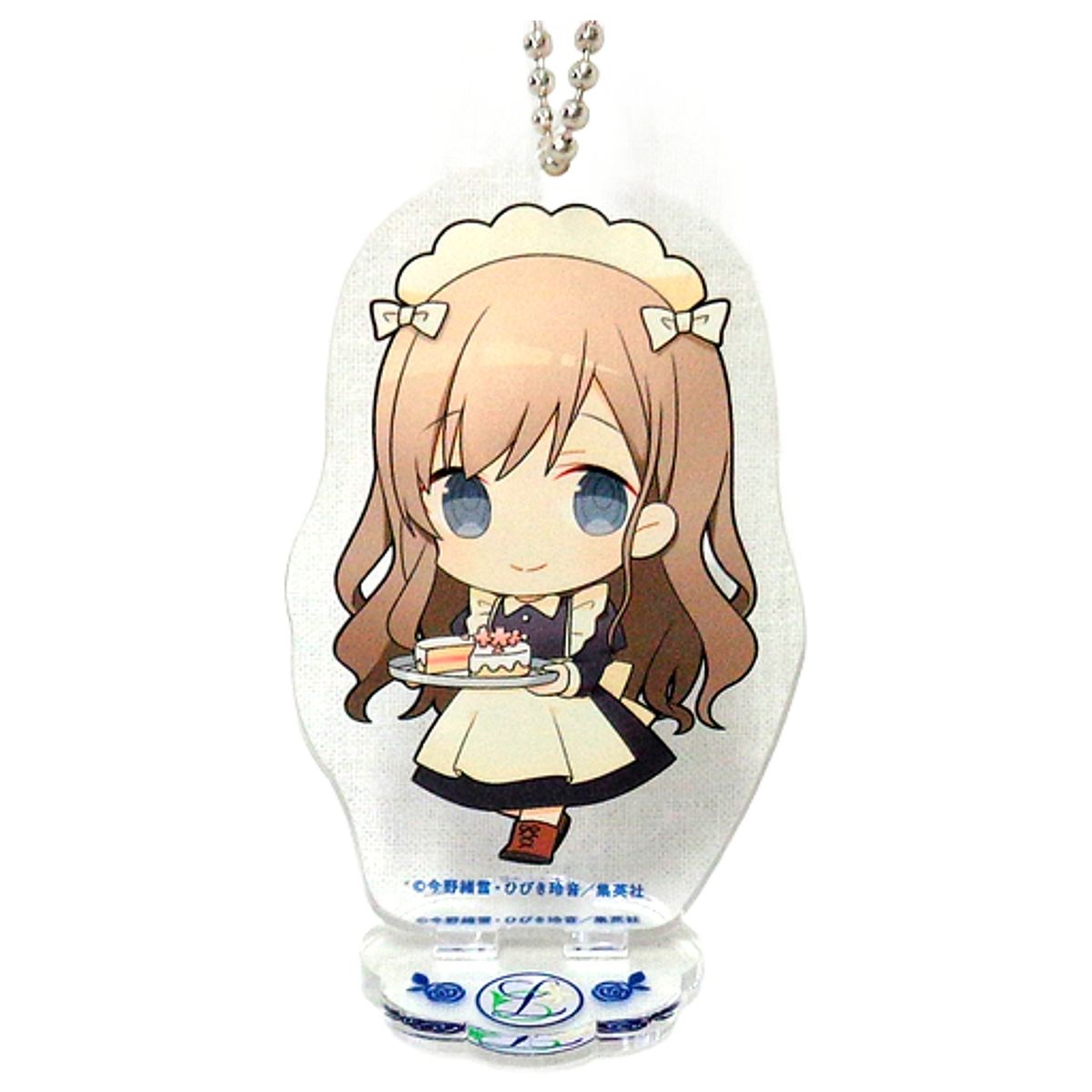 Maria Watches Over Us Shimako Todo Trading Acrylic Stand Keychain animate cafe Limited Keychains [USED]