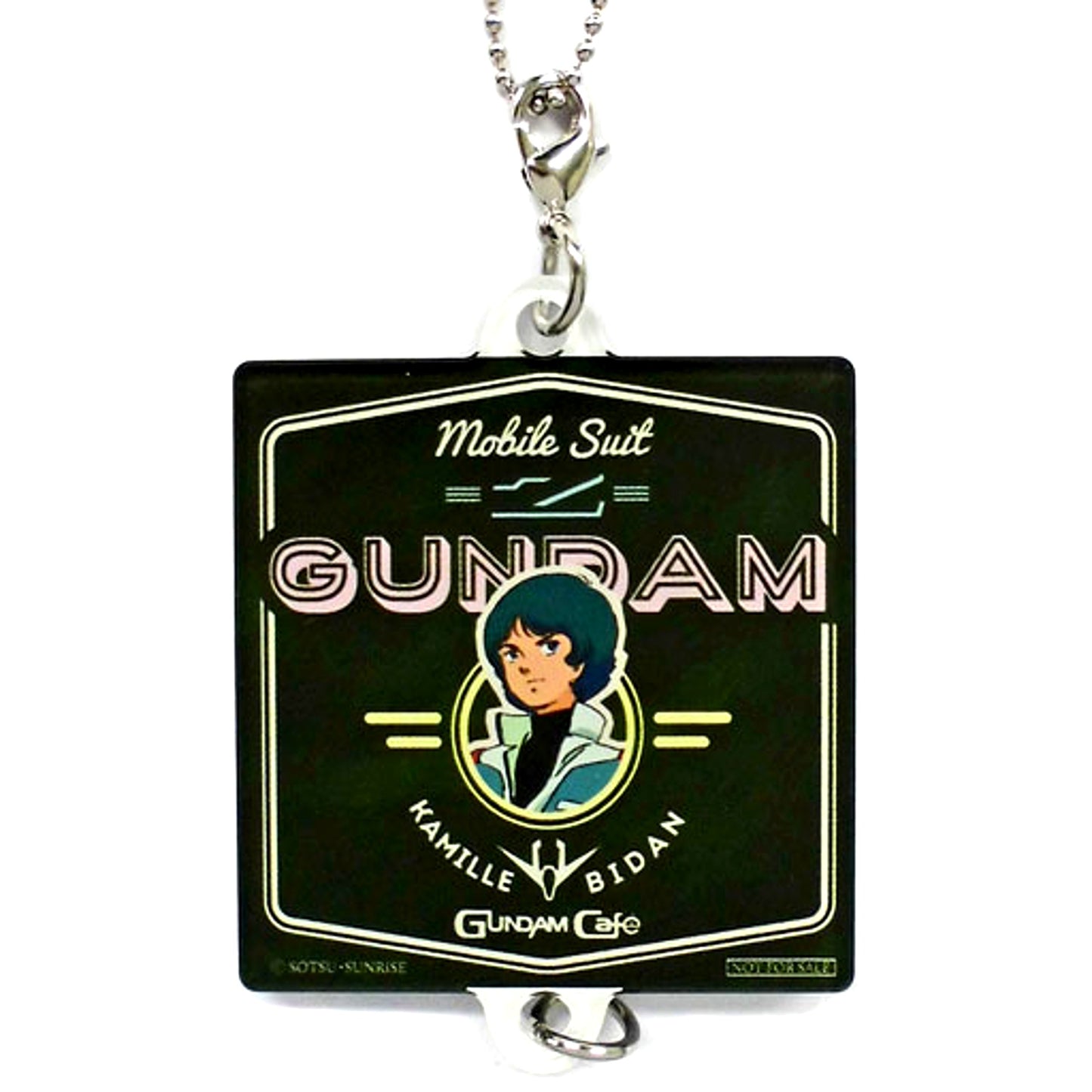 Kamille Bidan Mobile Suit Zeta Gundam Joint Keychain Gundam Cafe Drink Paid Bonus [USED]
