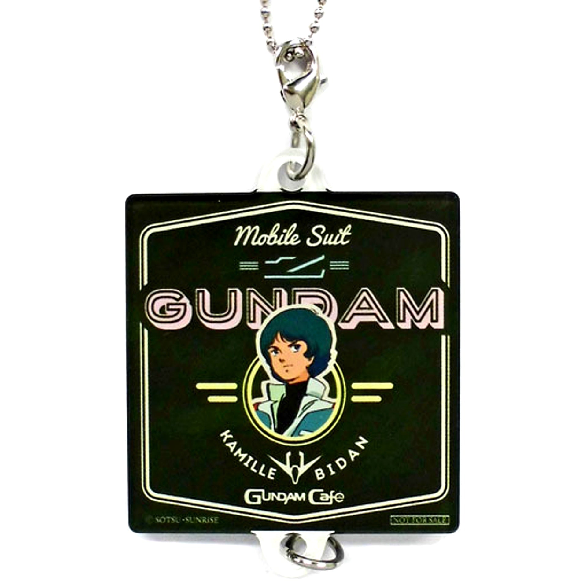 Kamille Bidan Mobile Suit Zeta Gundam Joint Keychain Gundam Cafe Drink Paid Bonus [USED]