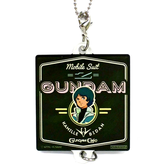 Kamille Bidan Mobile Suit Zeta Gundam Joint Keychain Gundam Cafe Drink Paid Bonus [USED]