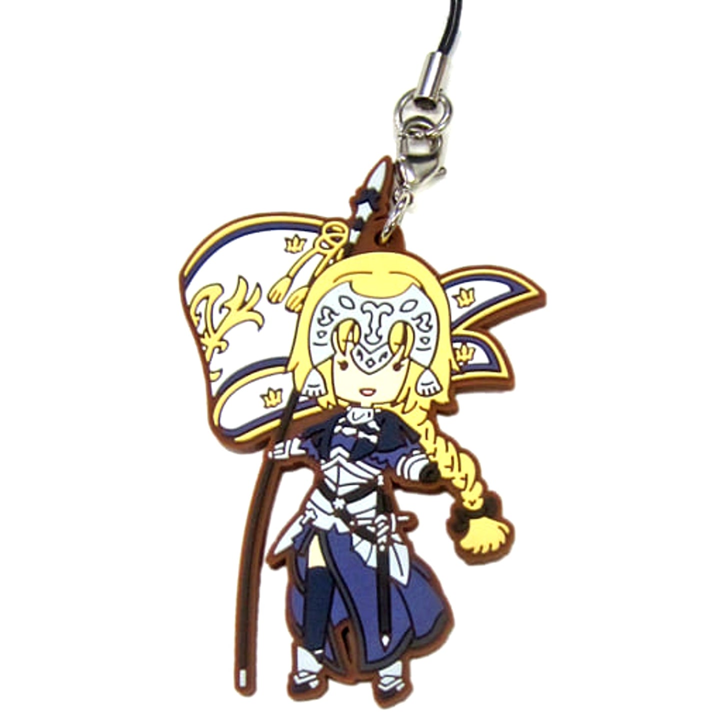 Fate/Grand Order Ruler/Jeanne d'Arc Ichiban Kuji Yozora o Kakeru Santa Claus, Fuwatto Tojo! Rubber Charm Sugar Pouch Prize F Keychains [USED]