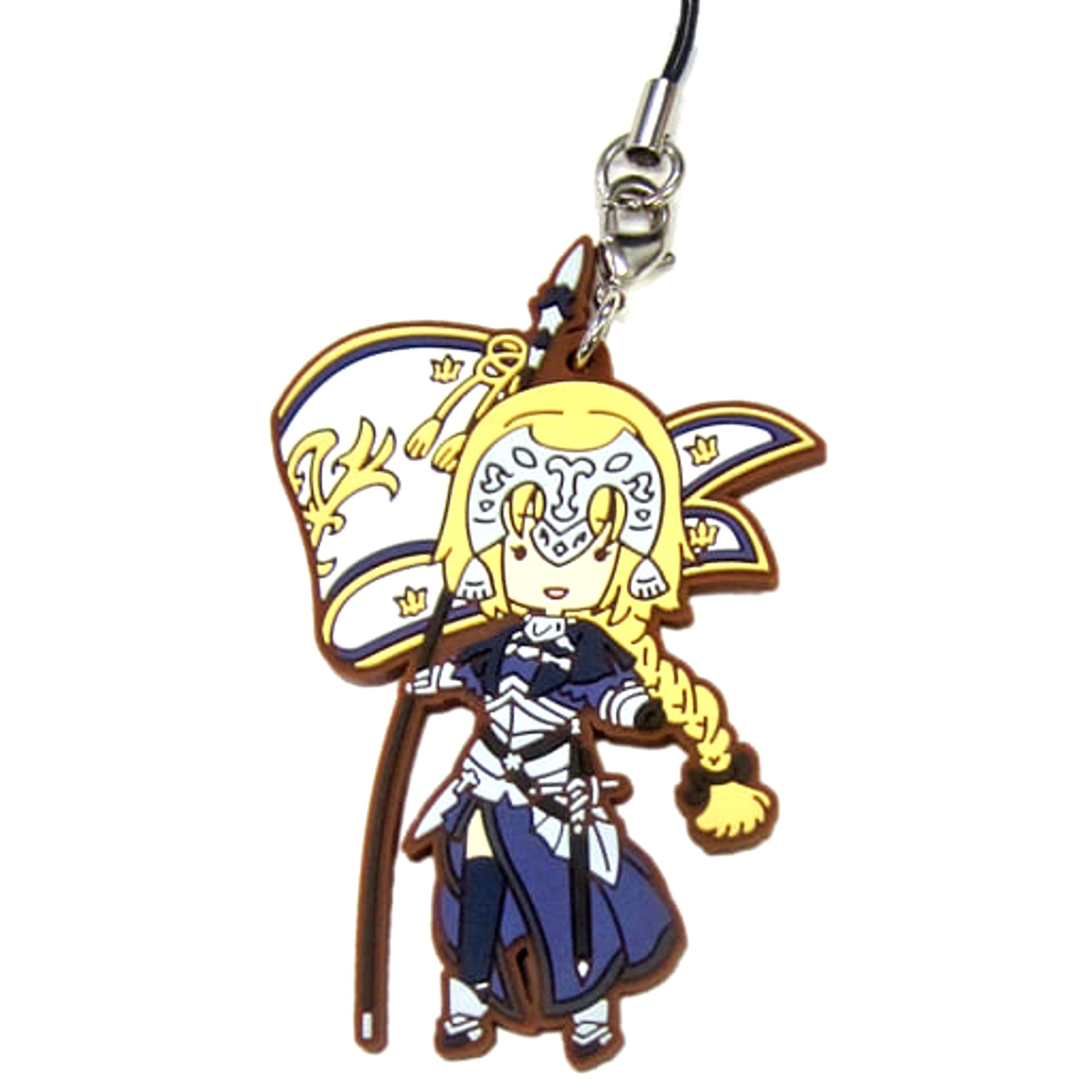 Fate/Grand Order Ruler/Jeanne d'Arc Ichiban Kuji Yozora o Kakeru Santa Claus, Fuwatto Tojo! Rubber Charm Sugar Pouch Prize F Keychains [USED]