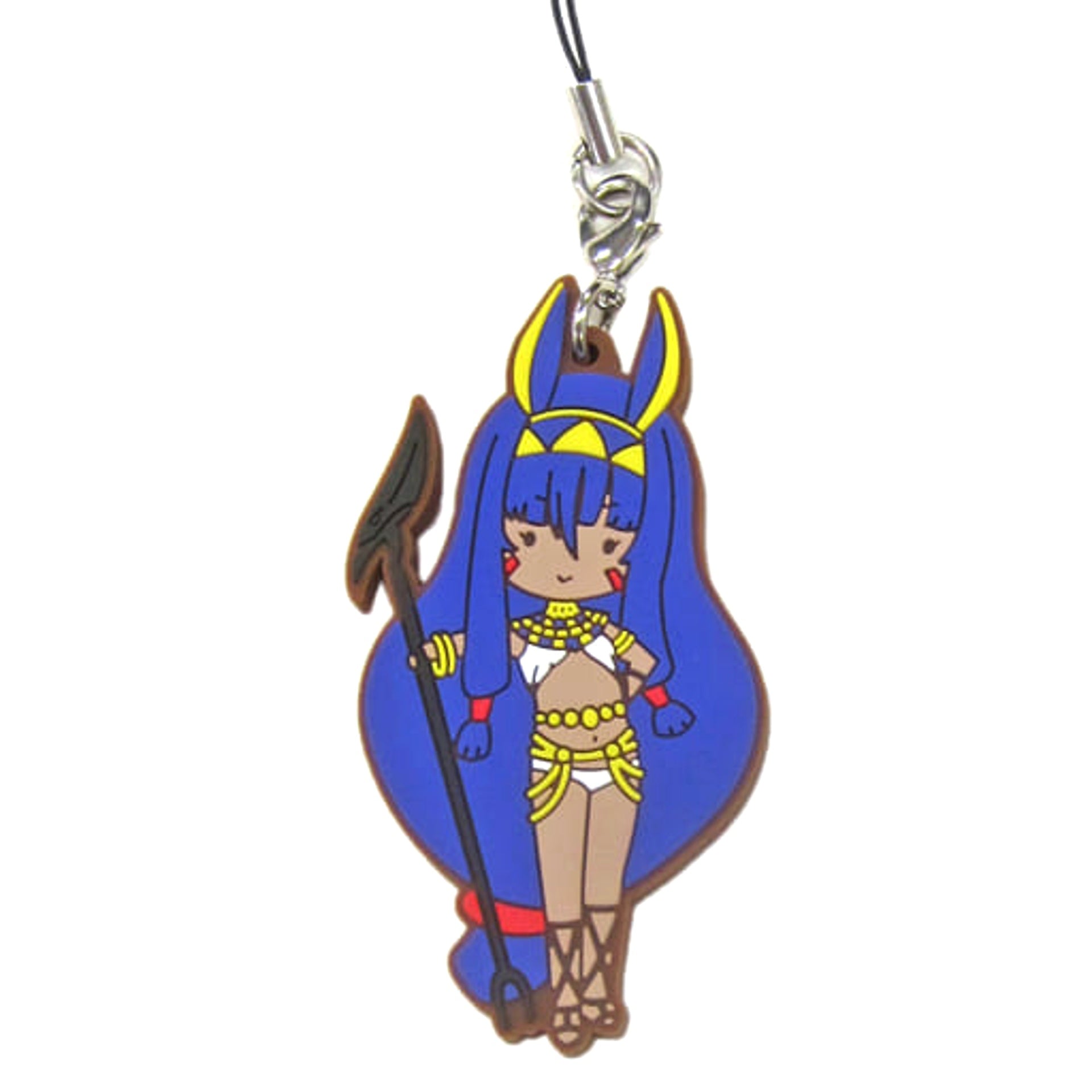 Fate/Grand Order Caster/Nitocris Ichiban Kuji Yozora o Kakeru Santa Claus, Fuwatto Tojo! Rubber Charm Sugar Pouch Prize F Keychains [USED]
