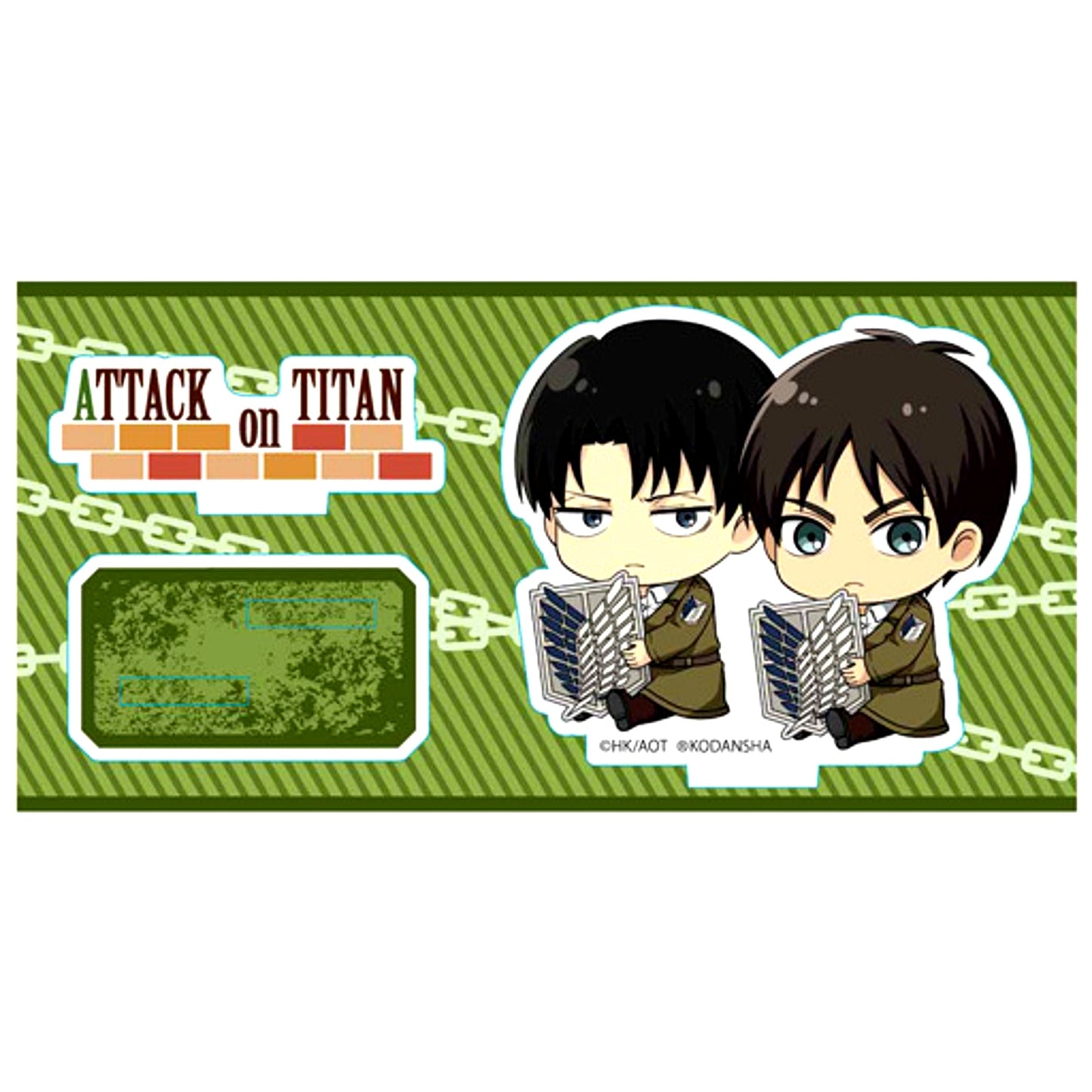 Eren & Levi A Gyugyutto Attack on Titan Season 3 Acrylic Figure [USED]
