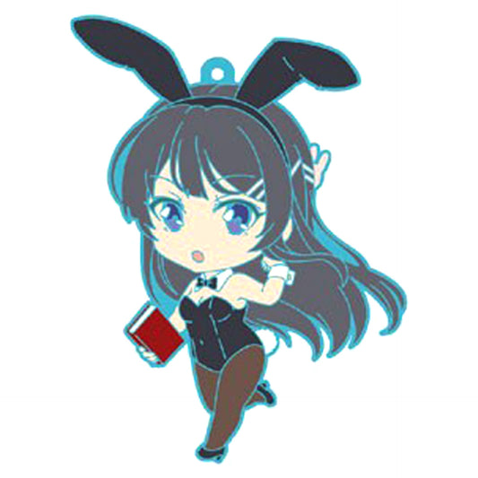Mai Sakurajima B Rascal Does Not Dream of Bunny Girl Senpai Nendoroid Plus Trading Rubber Keychain [USED]