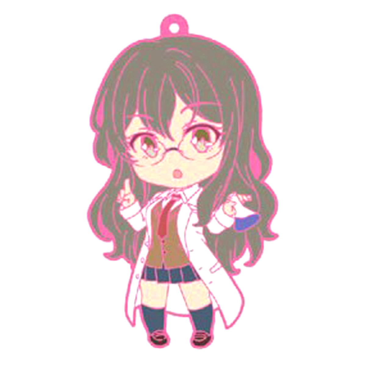 Rio Futaba B Rascal Does Not Dream of Bunny Girl Senpai Nendoroid Plus Trading Rubber Keychain [USED]