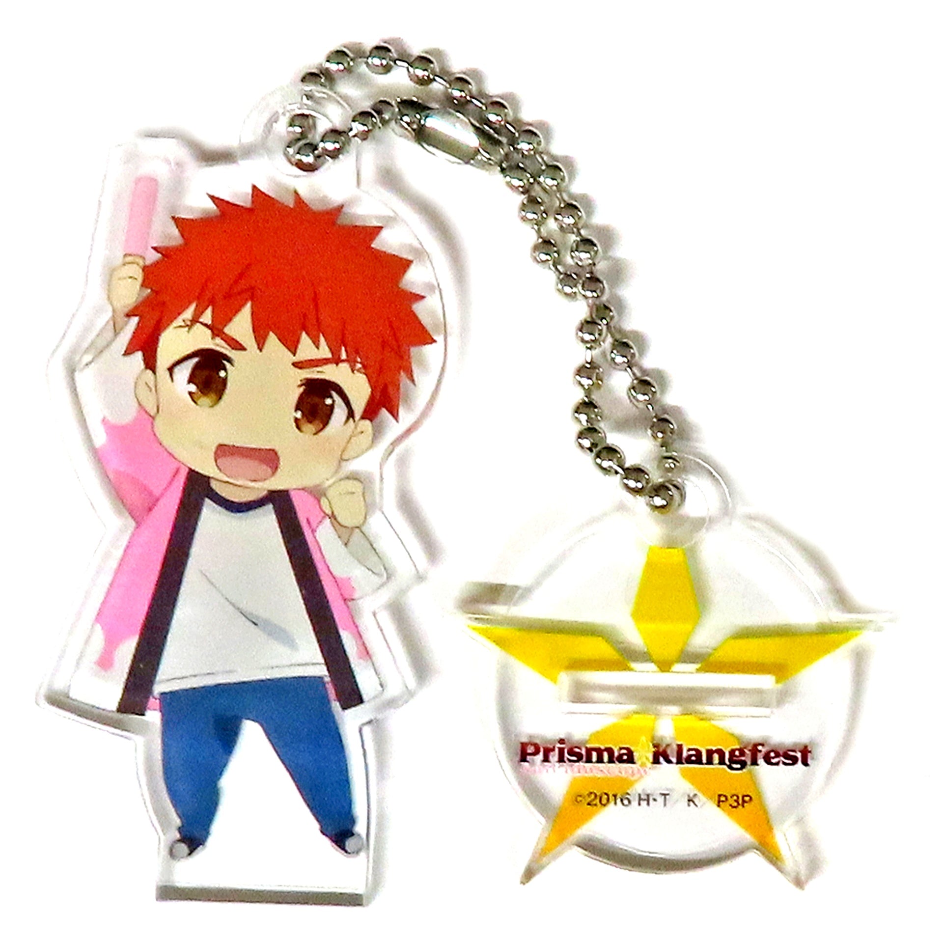 Shirou Emiya Fate/kaleid liner Prisma Illya Acrylic Keychain Prisma Klangfest kaleidoscope [USED]