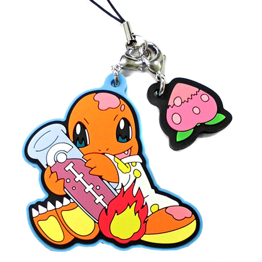 Charmander Pokemon Rubber Strap Collection Rikakei no Otoko Pokemon Center Limited [USED]