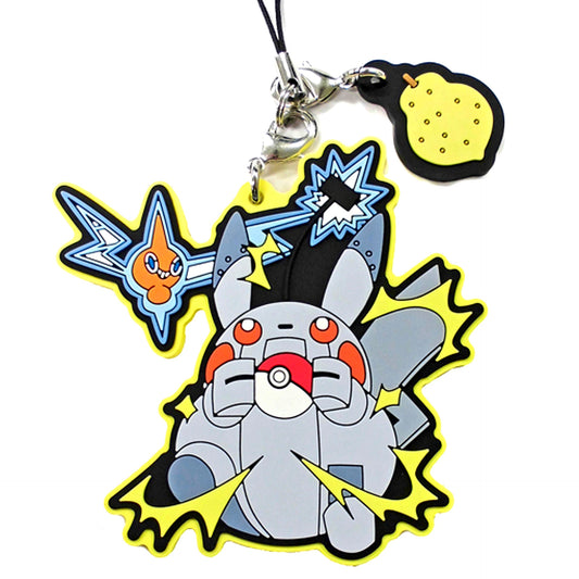 Robo Pikachu & Rotom Pokemon Rubber Strap Collection Rikakei no Otoko Pokemon Center Limited [USED]